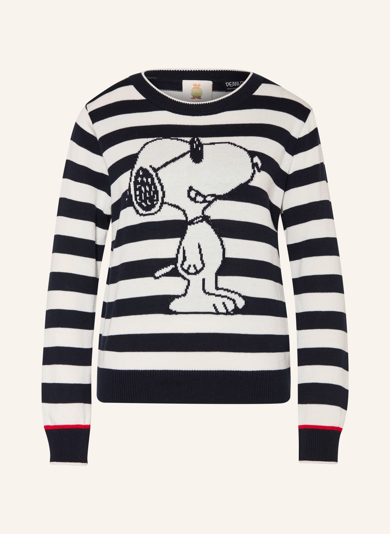 Princess GOES HOLLYWOOD Pullover: DUNKELBLAU / WEISS