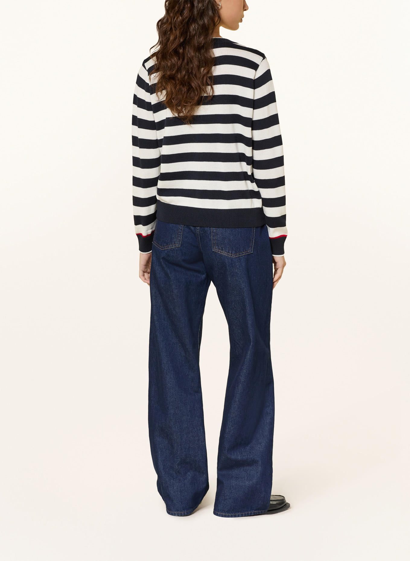 Princess GOES HOLLYWOOD Pullover: DUNKELBLAU / WEISS