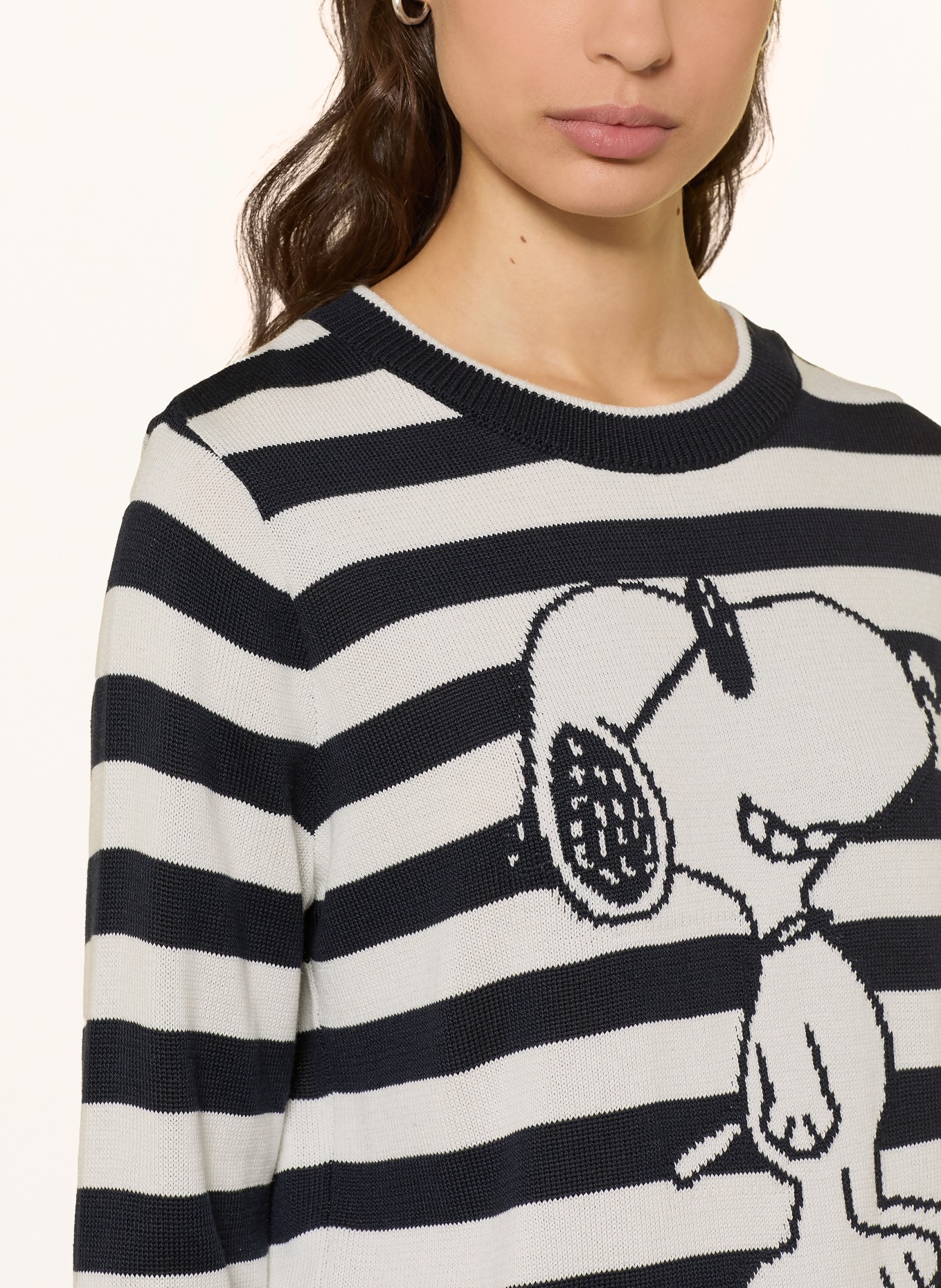 Princess GOES HOLLYWOOD Pullover: DUNKELBLAU / WEISS