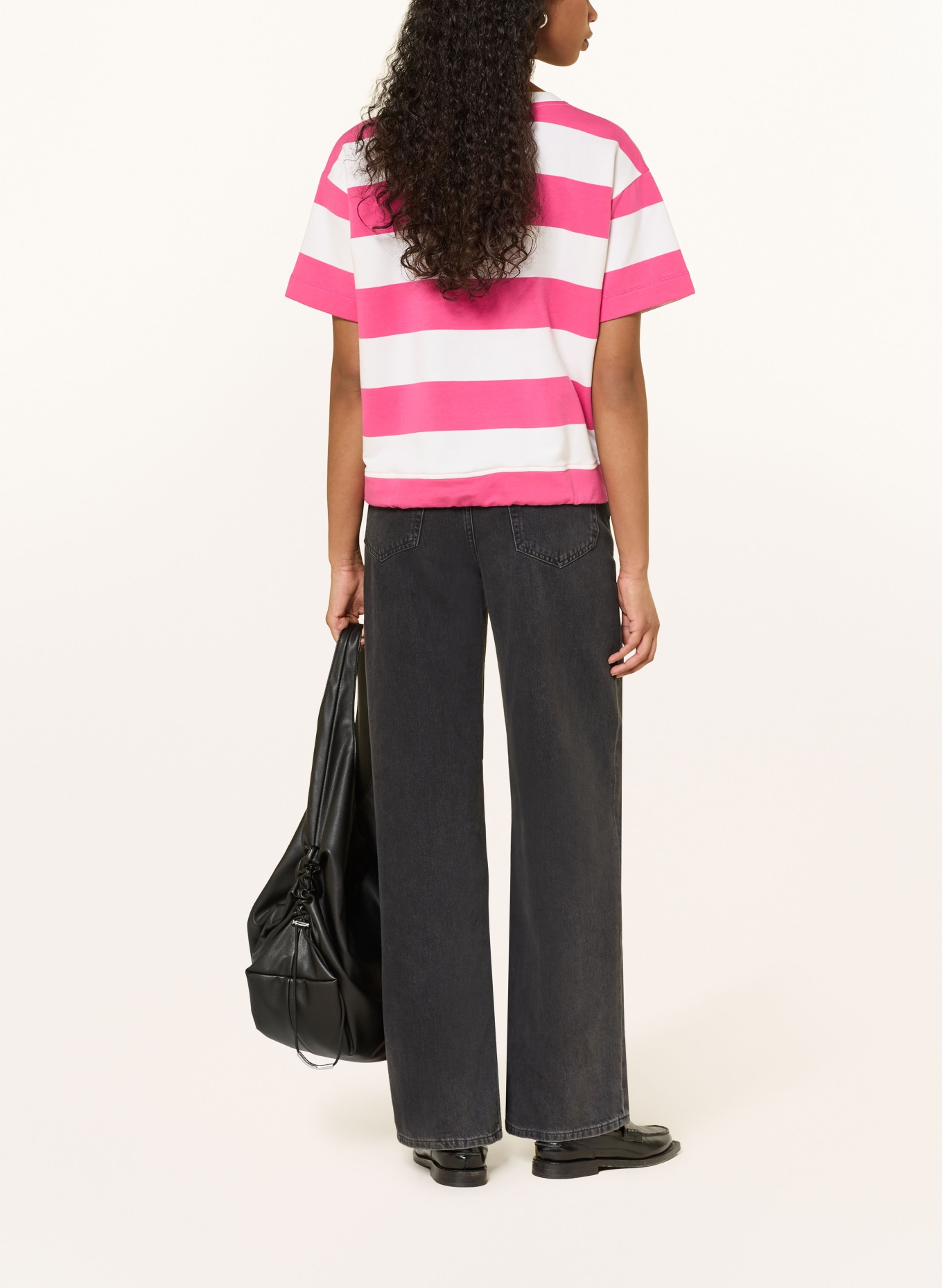 Princess GOES HOLLYWOOD mikina: RŮŽOVÁ / KRÉMOVÁ / ČERNÁ