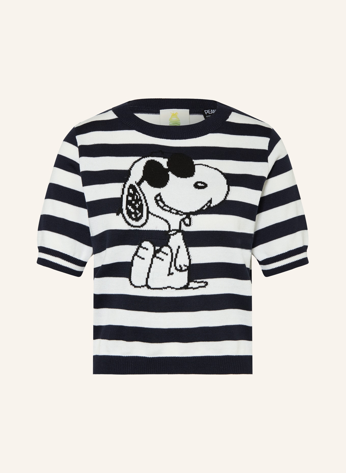 Princess GOES HOLLYWOOD Strickshirt: WEISS / SCHWARZ