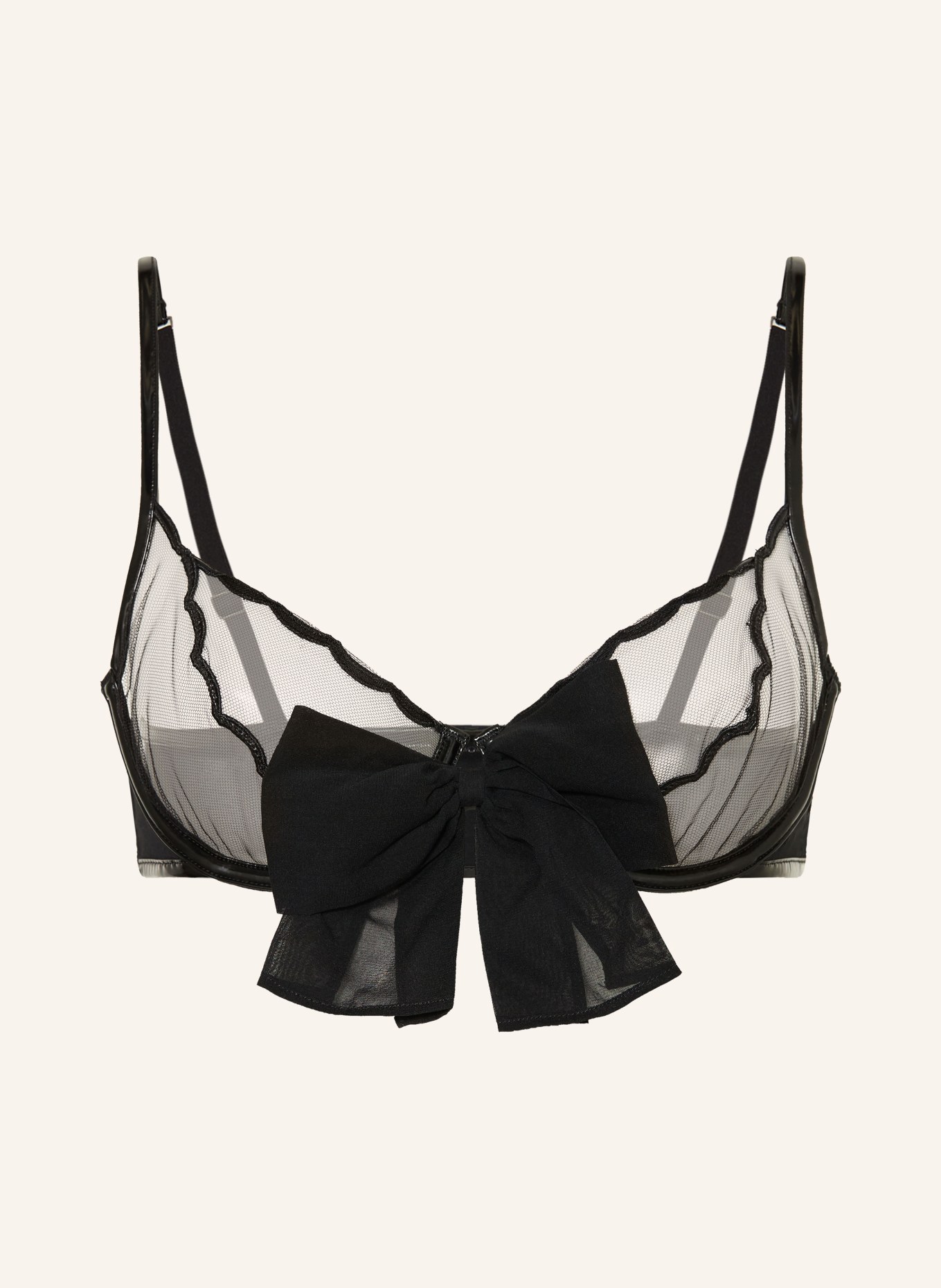 LIVY Podprsenka balconette BLACK TIE: ČERNÁ