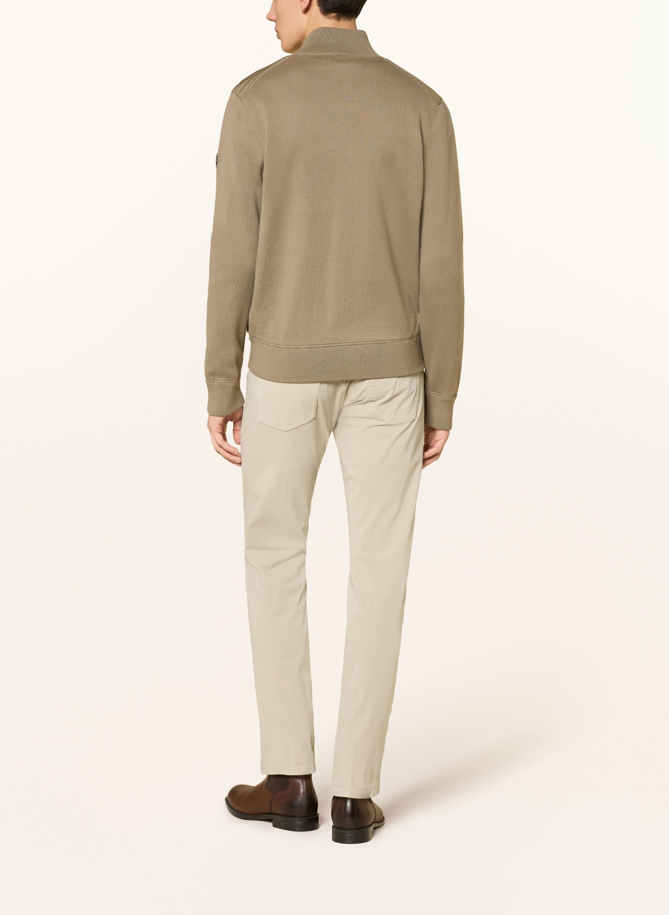 BOSS Kalhoty DELAWARE Slim Fit: 286 OPEN BEIGE