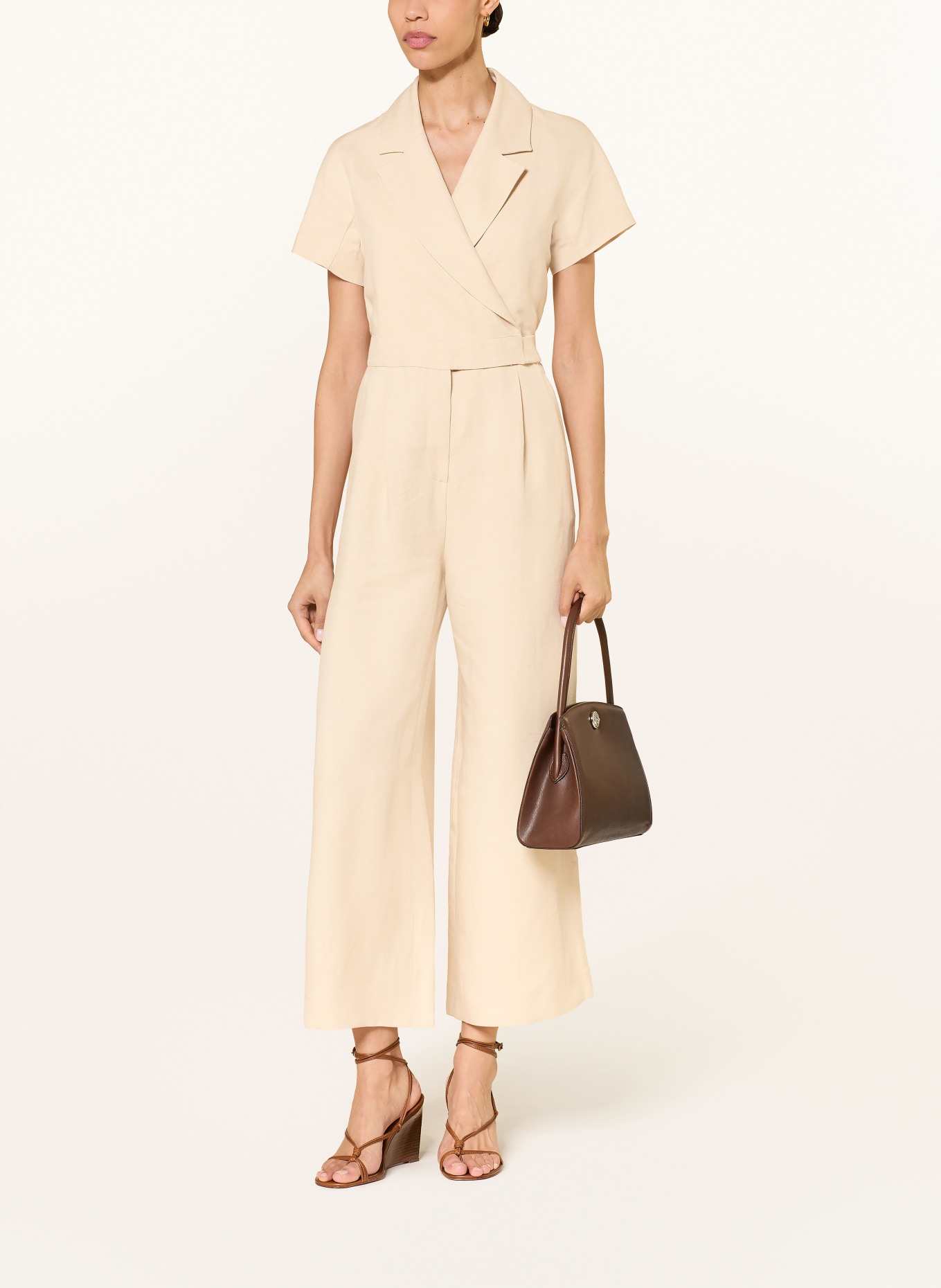 WEEKEND Max Mara Combinaison OBLATO avec lin: BEIGE