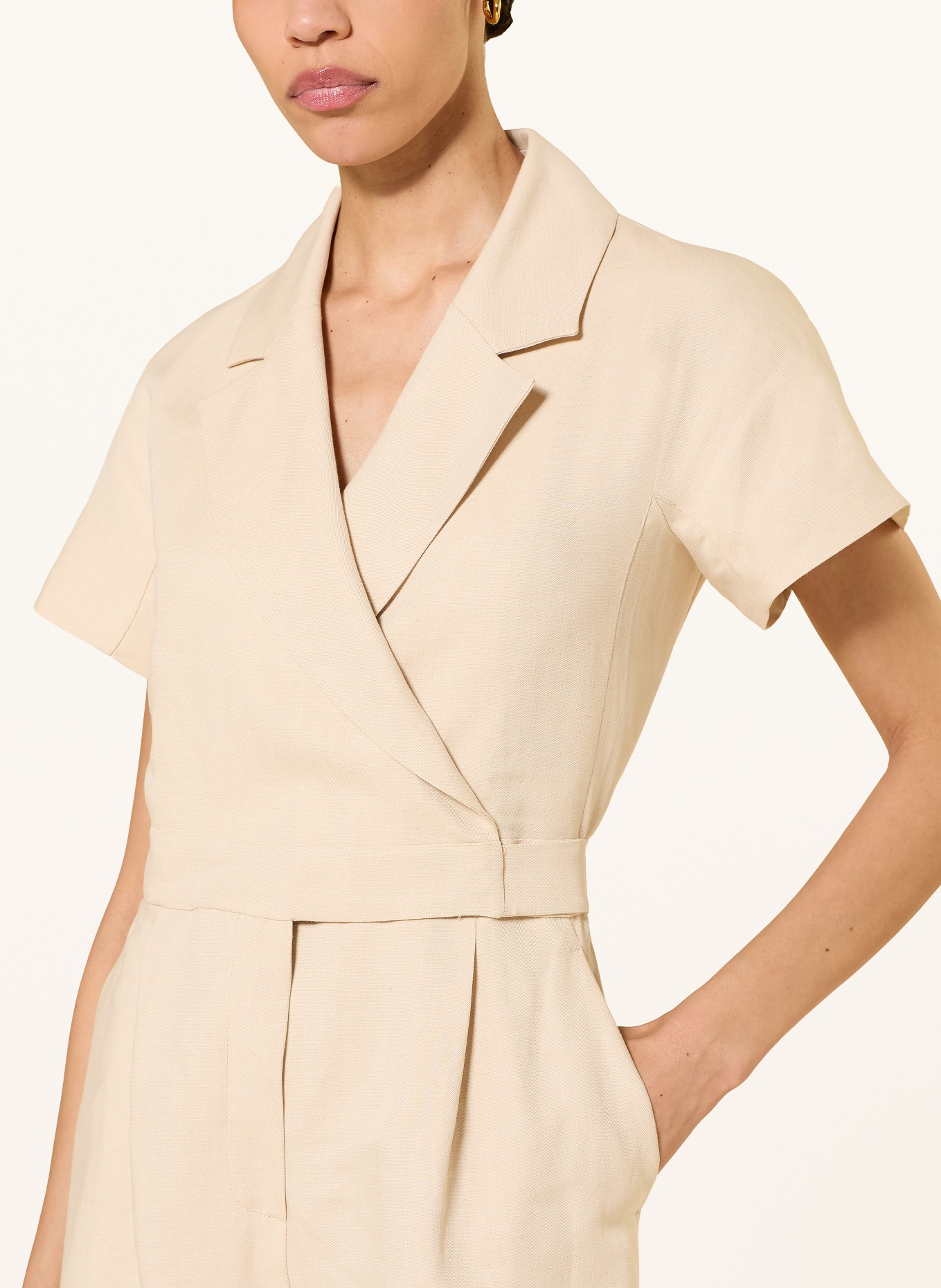 WEEKEND Max Mara Combinaison OBLATO avec lin: BEIGE