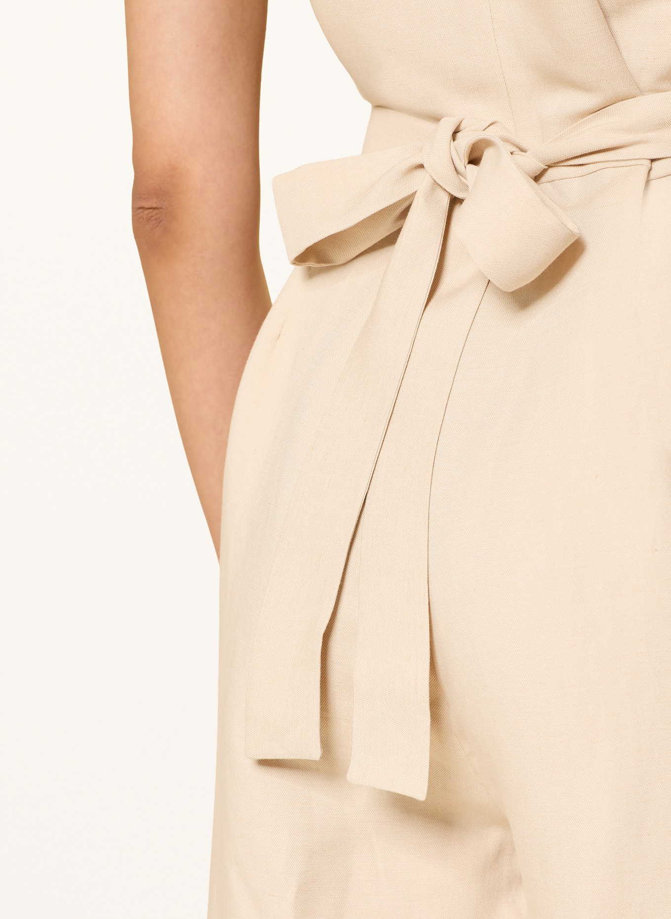 WEEKEND Max Mara Combinaison OBLATO avec lin: BEIGE