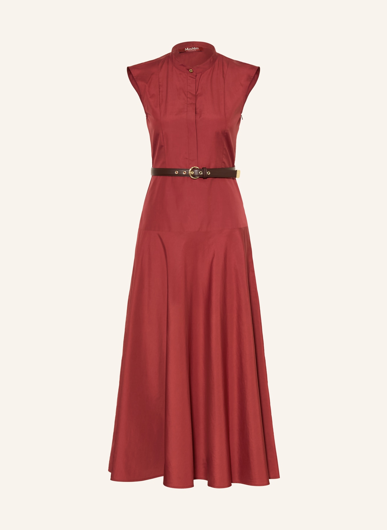 Max Mara STUDIO Šaty GESTO: TMAVĚ ČERVENÁ
