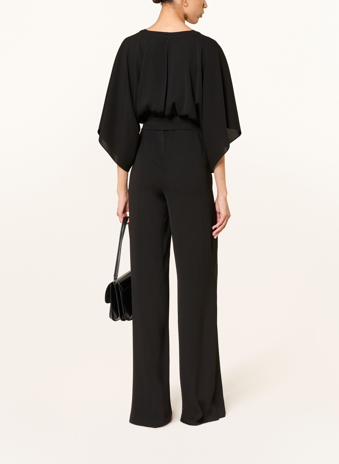 Max Mara STUDIO Kombinezon ODE z rękawami 3/4: CZARNY