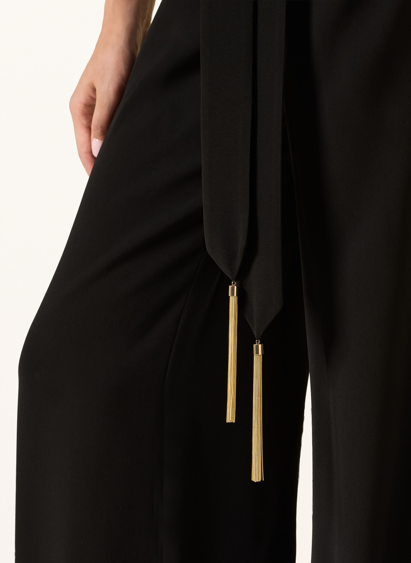 Max Mara STUDIO Kombinezon ODE z rękawami 3/4: CZARNY