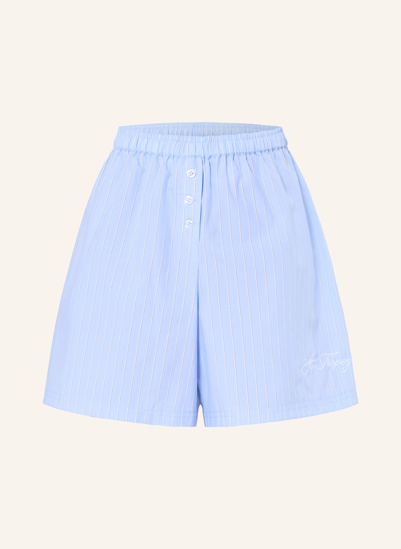 lilienfels shorts: LIGHT BLUE / WHITE