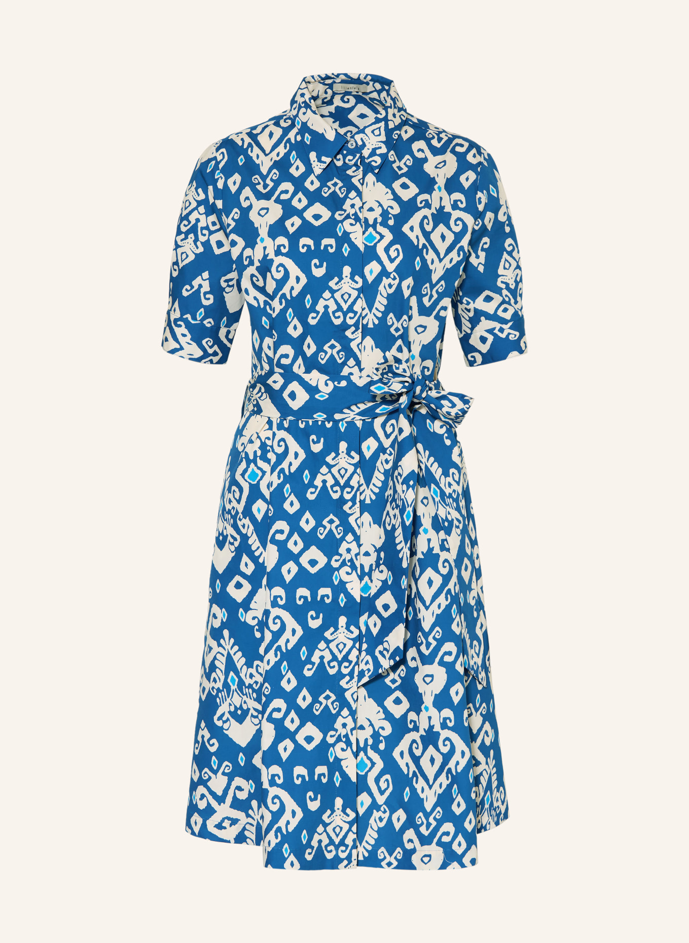 lilienfels Košilové šaty: MODRÁ / KRÉMOVÁ