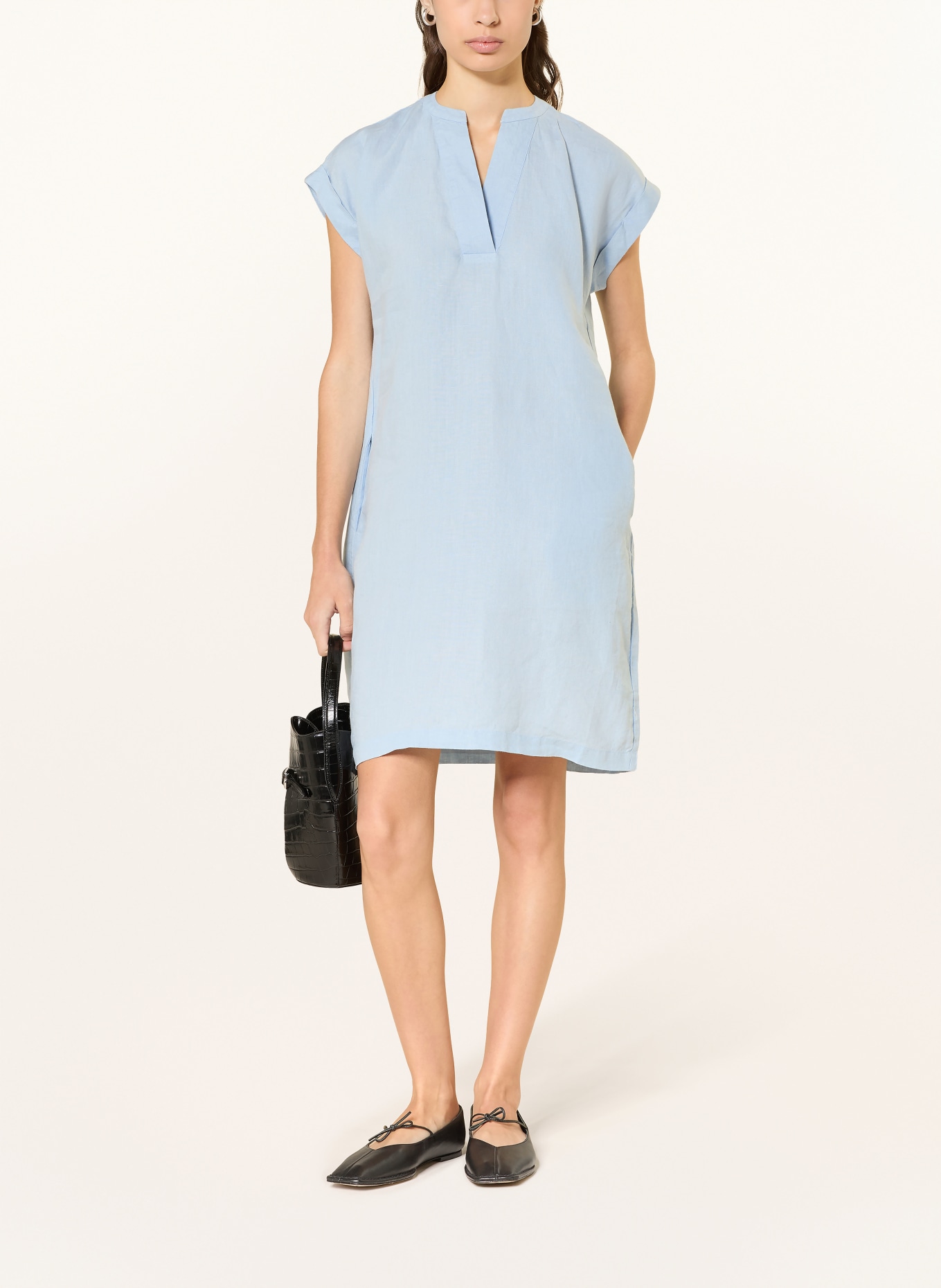 lilienfels linen dress: LIGHT BLUE