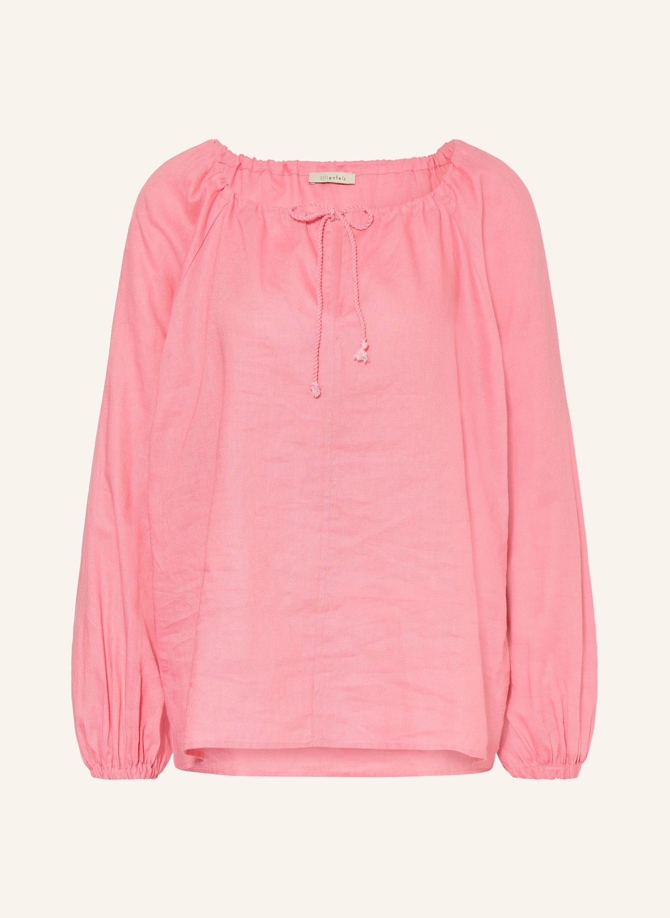 lilienfels Blusenshirt mit Leinen: ROSA