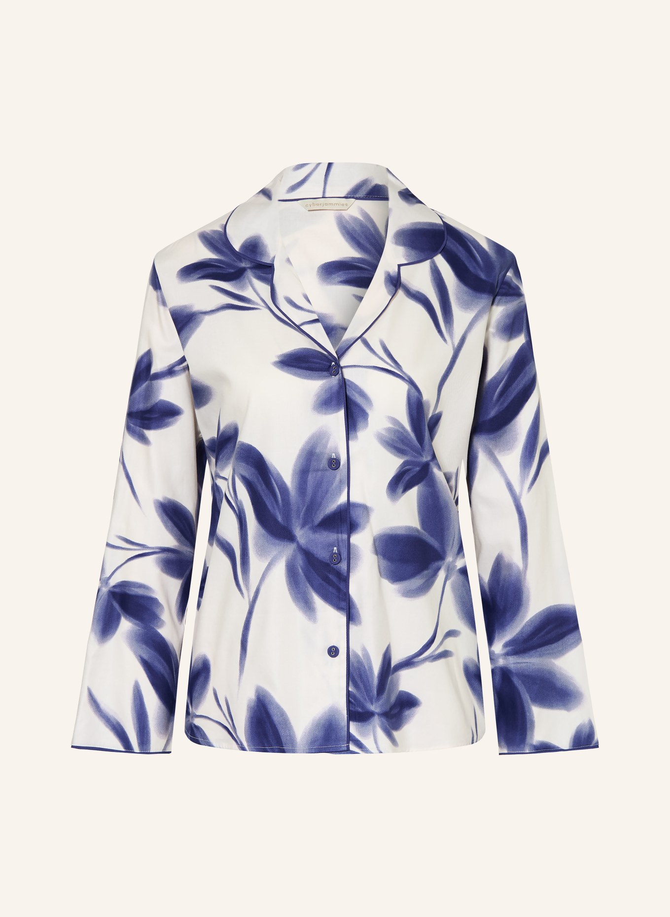 cyberjammies Spací tričko INDIGO: MODRÁ / BÍLÁ