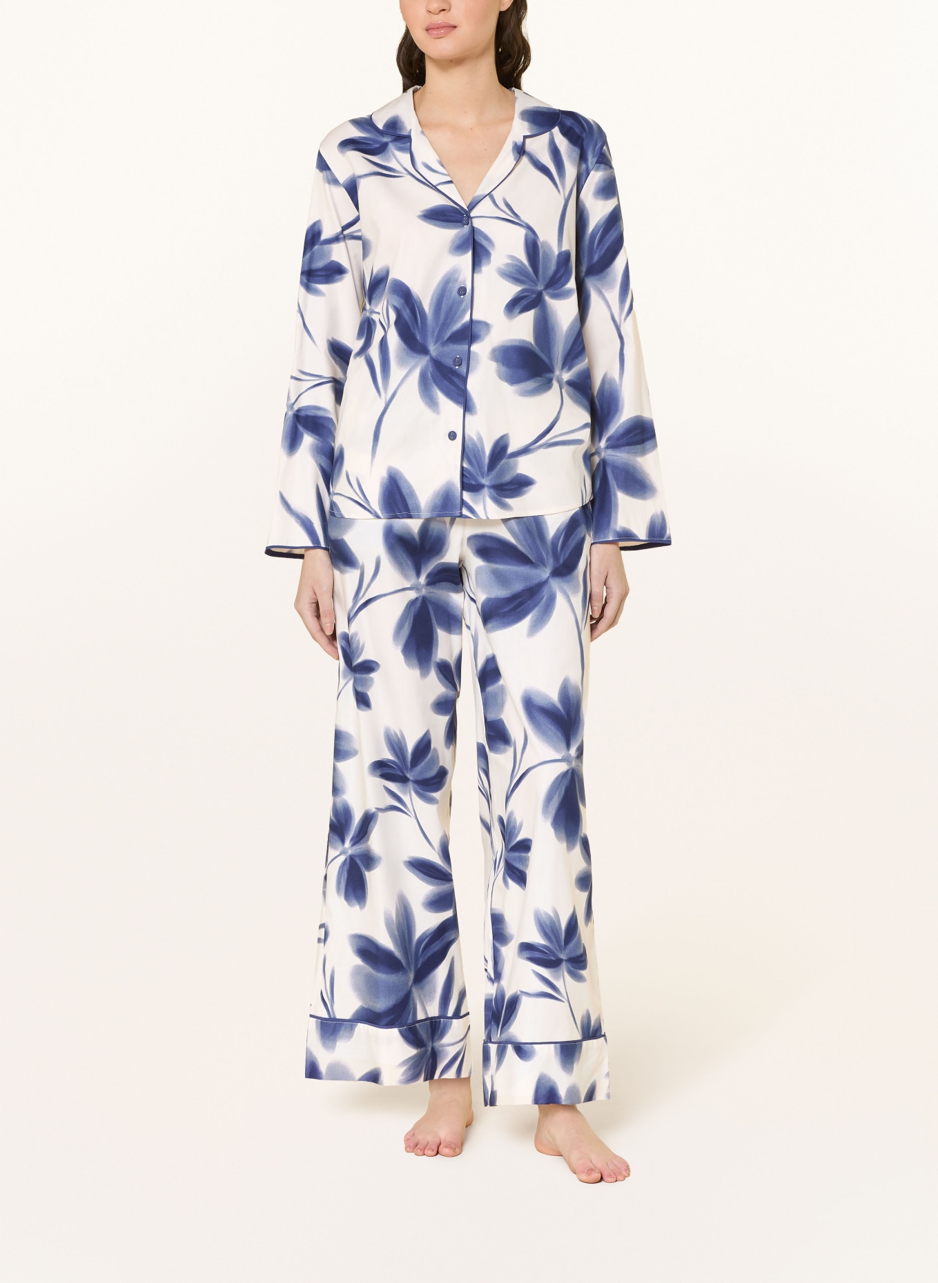 cyberjammies Spací tričko INDIGO: MODRÁ / BÍLÁ