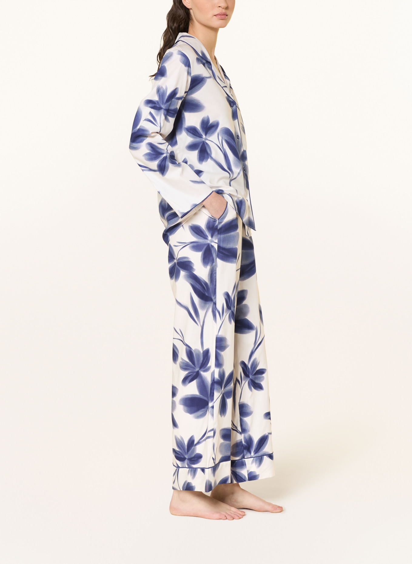 cyberjammies Spací kalhoty INDIGO: MODRÁ / BÍLÁ