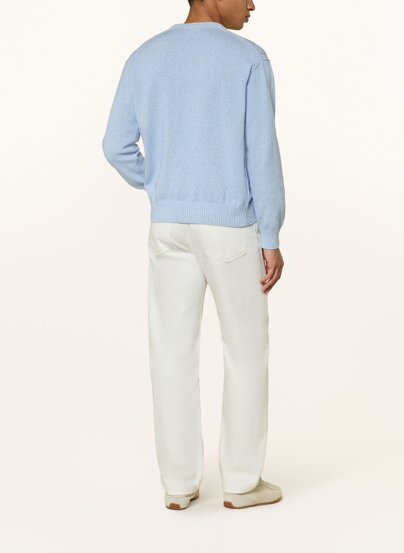 BOSS Svetr KERLINO: TMAVĚ MODRÁ