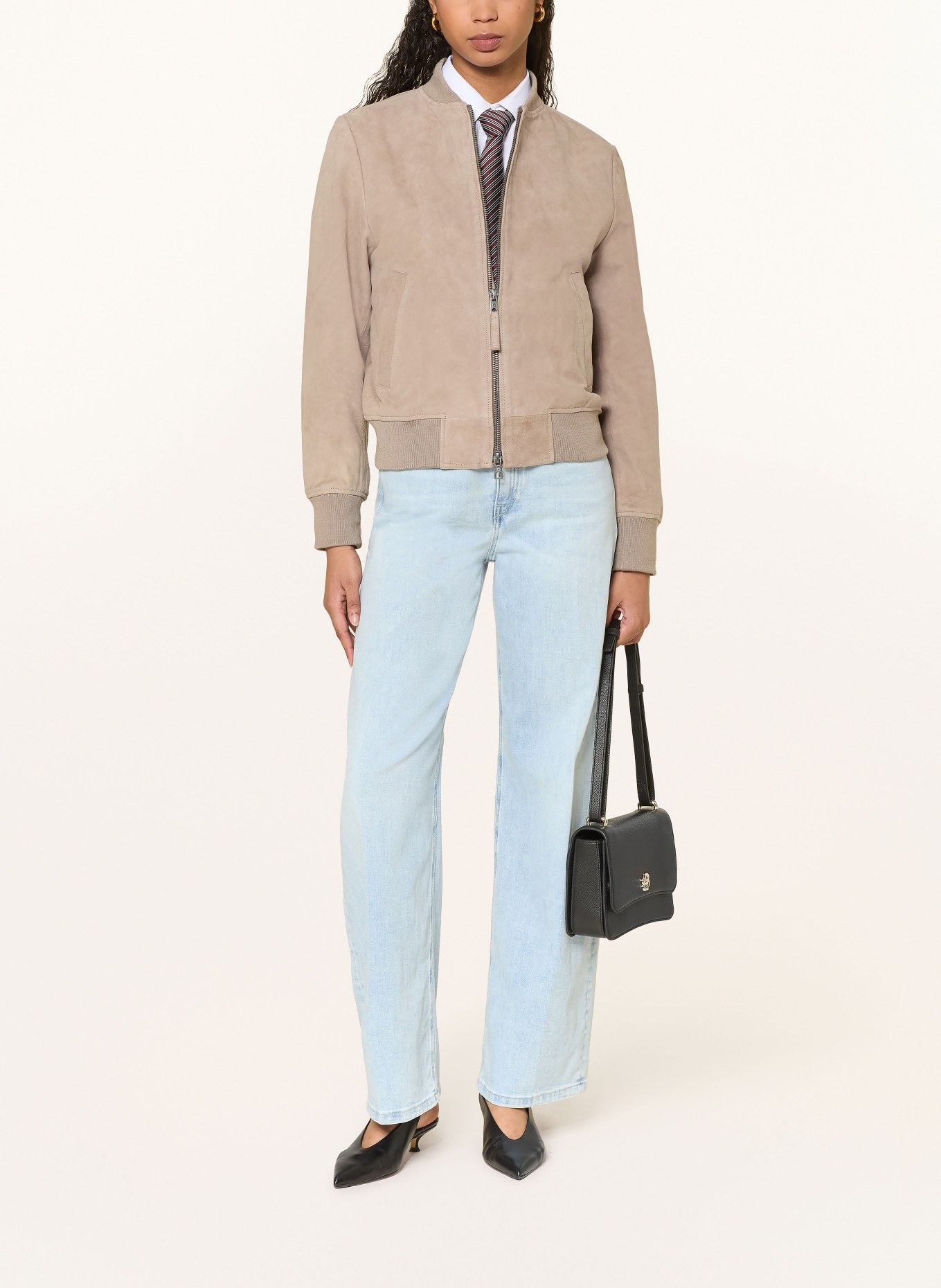 IQ STUDIO kožená bunda: ČERNOŠEDÁ