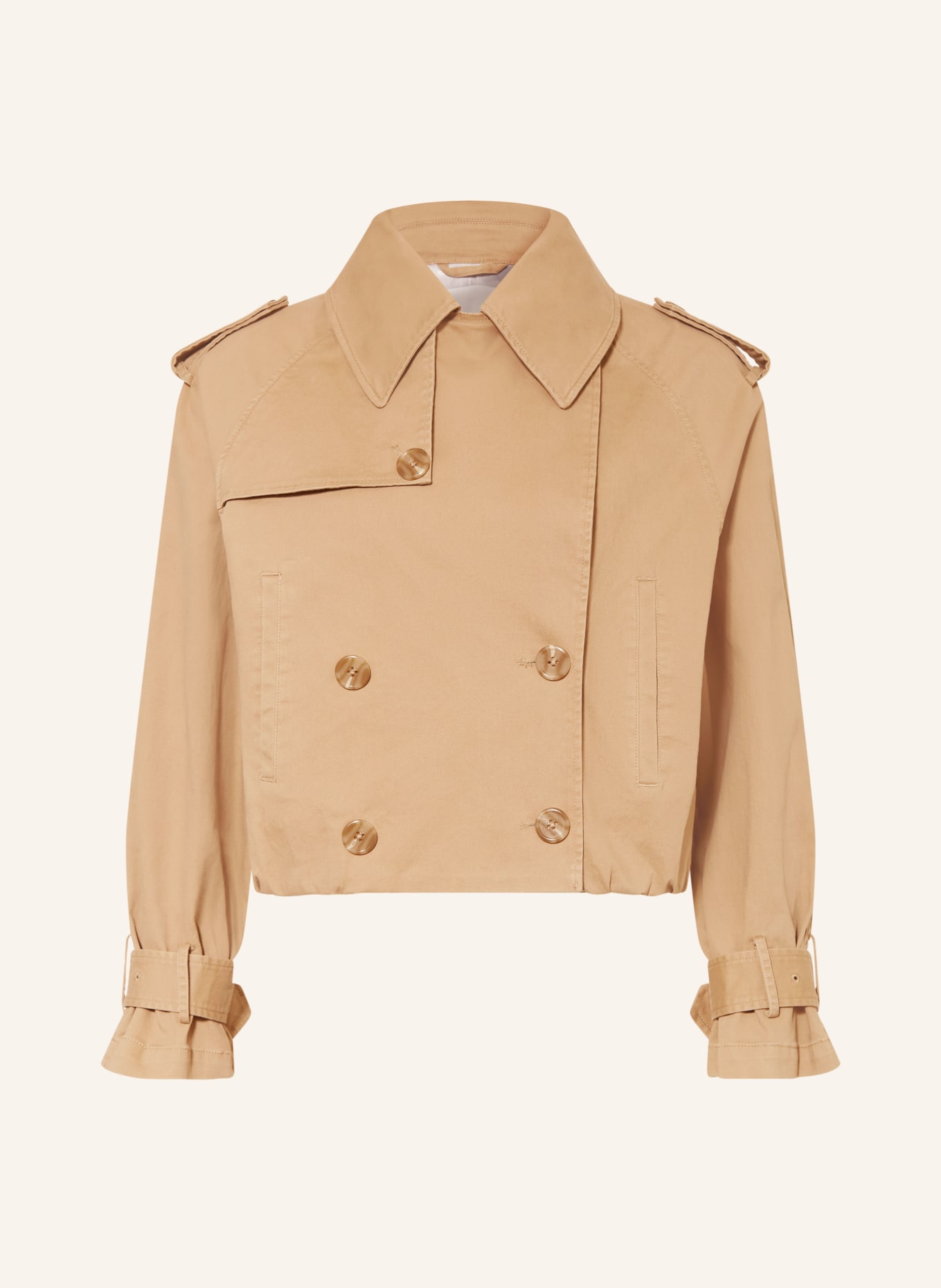 IQ STUDIO Trench-Jacke: CAMEL