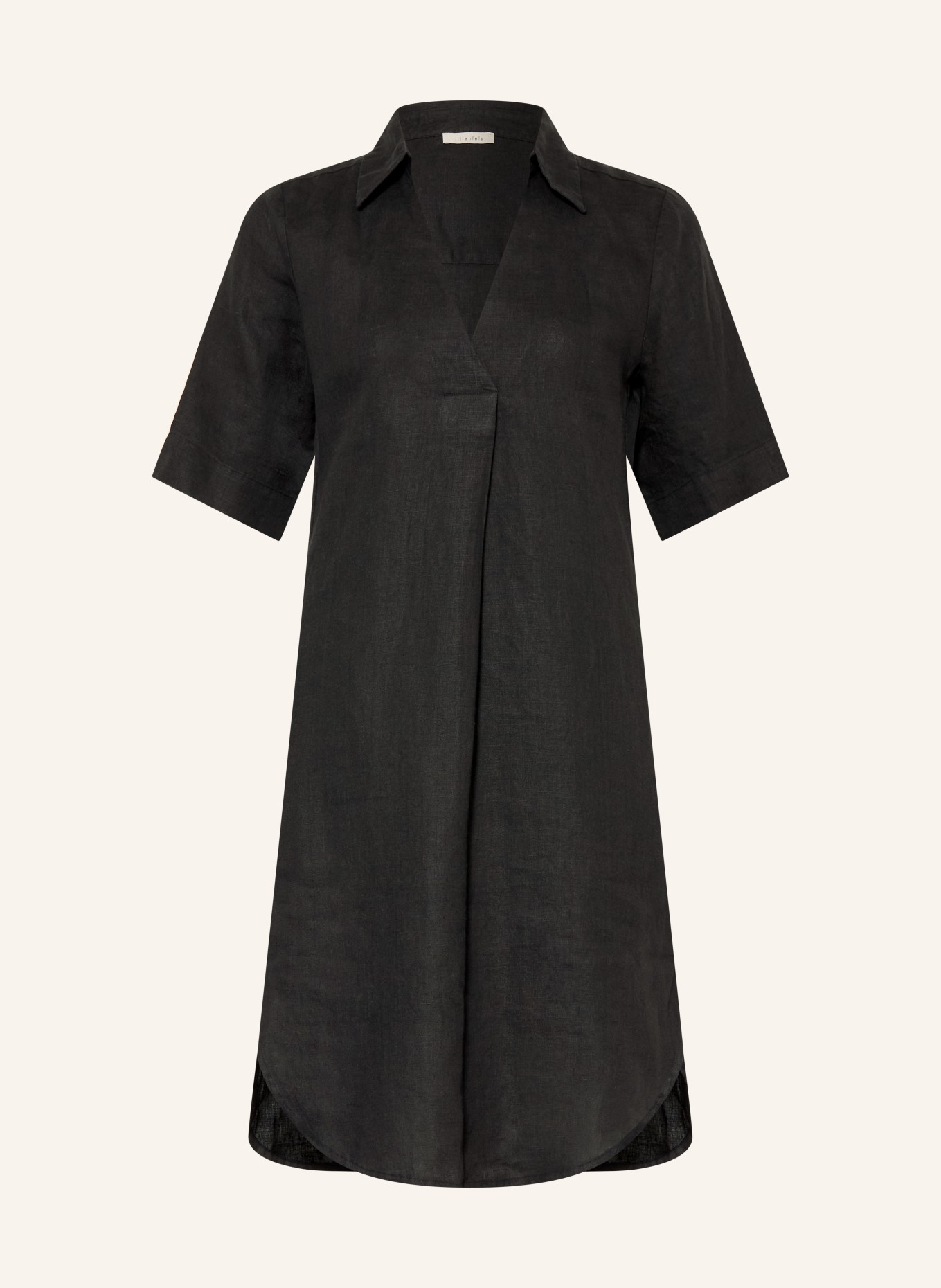 lilienfels THOMAS linen dress: BLACK