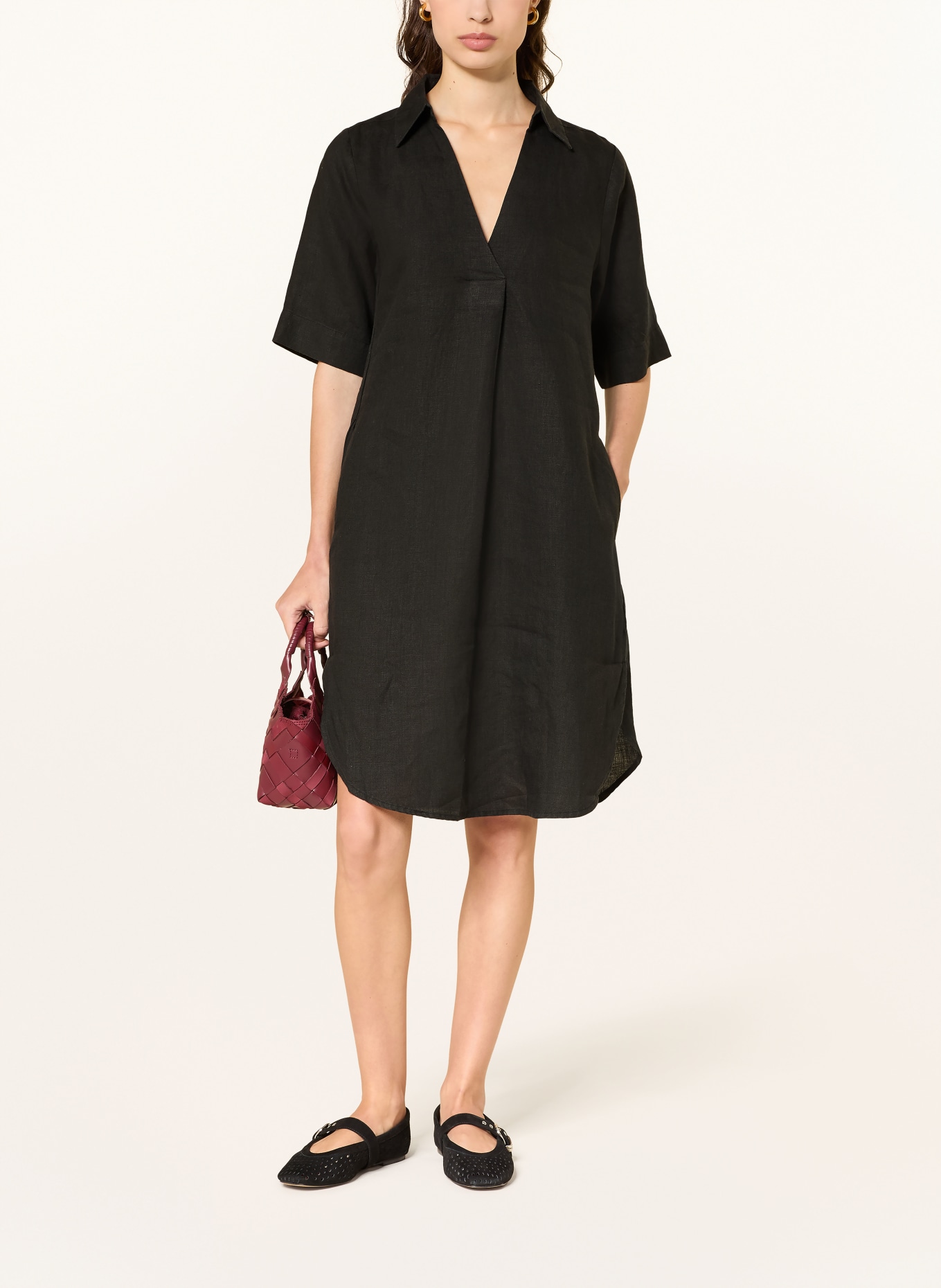 lilienfels THOMAS linen dress: BLACK