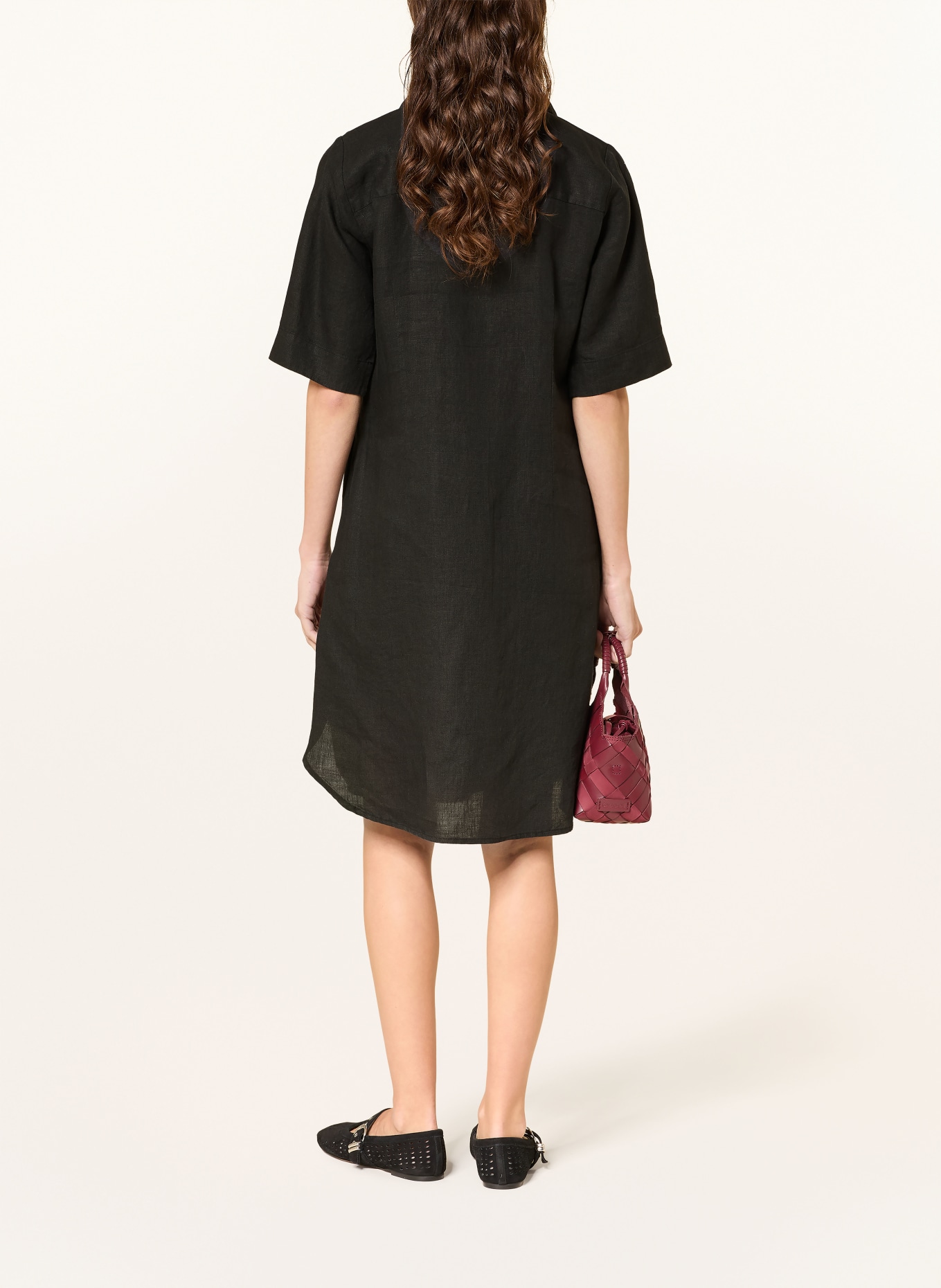 lilienfels THOMAS linen dress: BLACK