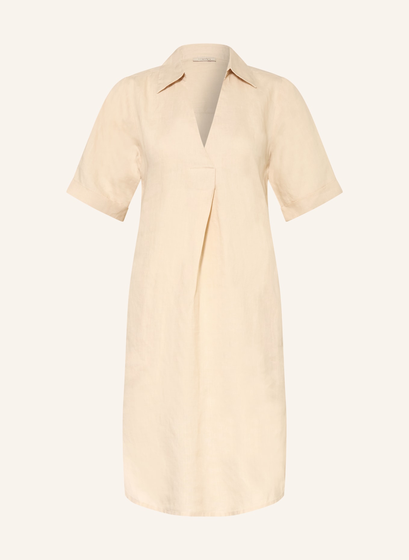 lilienfels THOMAS linen dress: BEIGE
