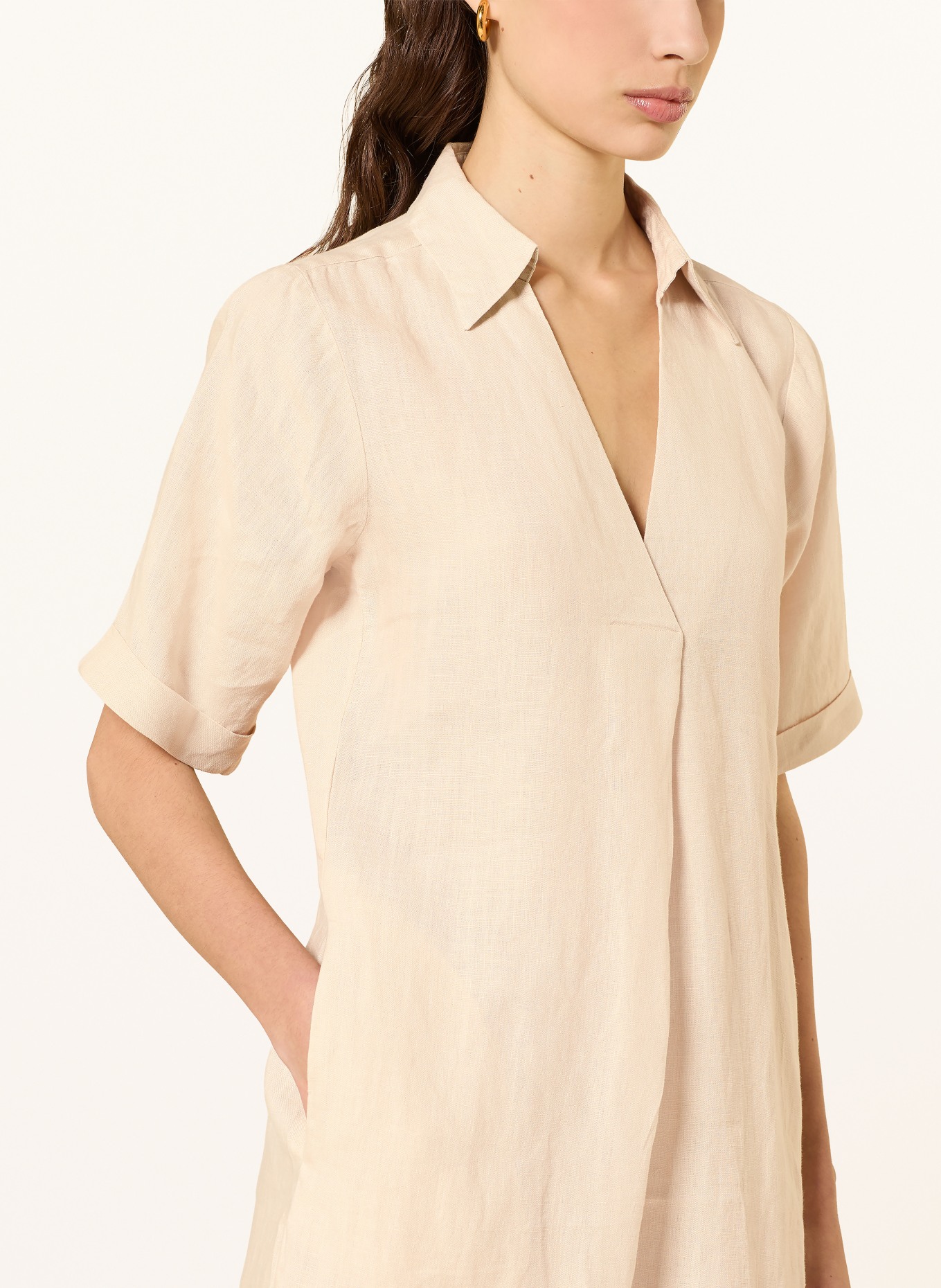 lilienfels THOMAS linen dress: BEIGE
