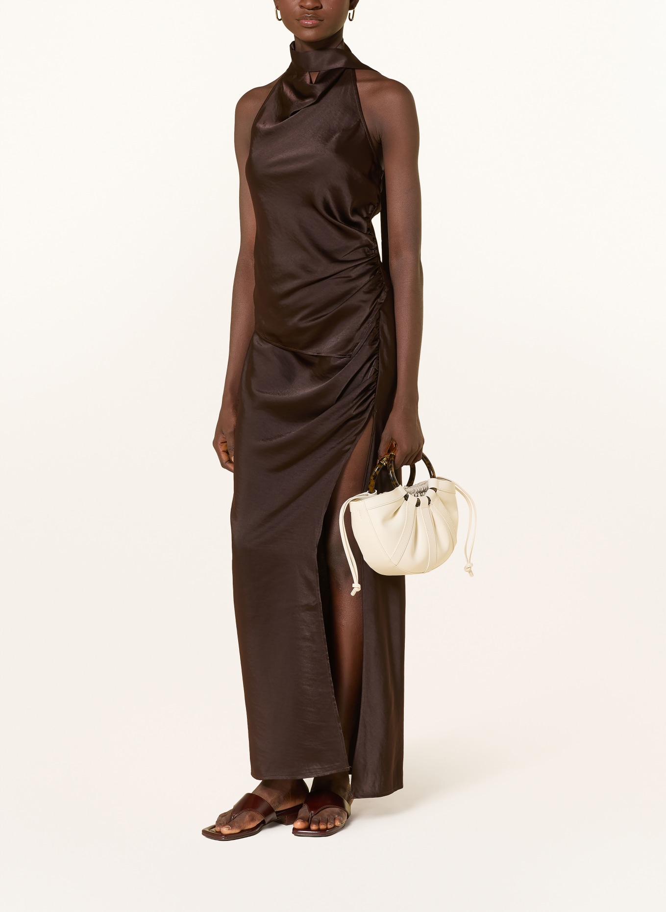 COCCINELLE Sac à main avec pochette: ÉCRU / OR