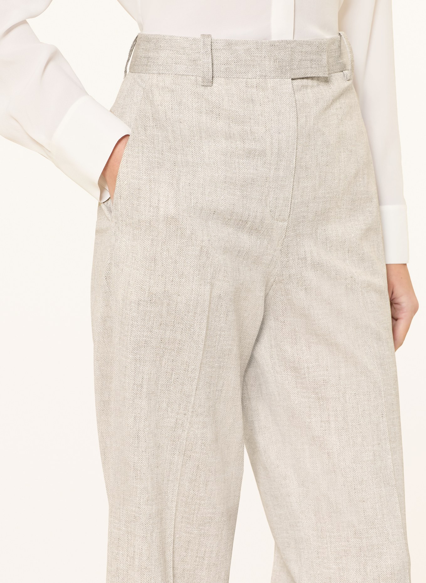 CIRCOLO 1901 marlene pants: BEIGE