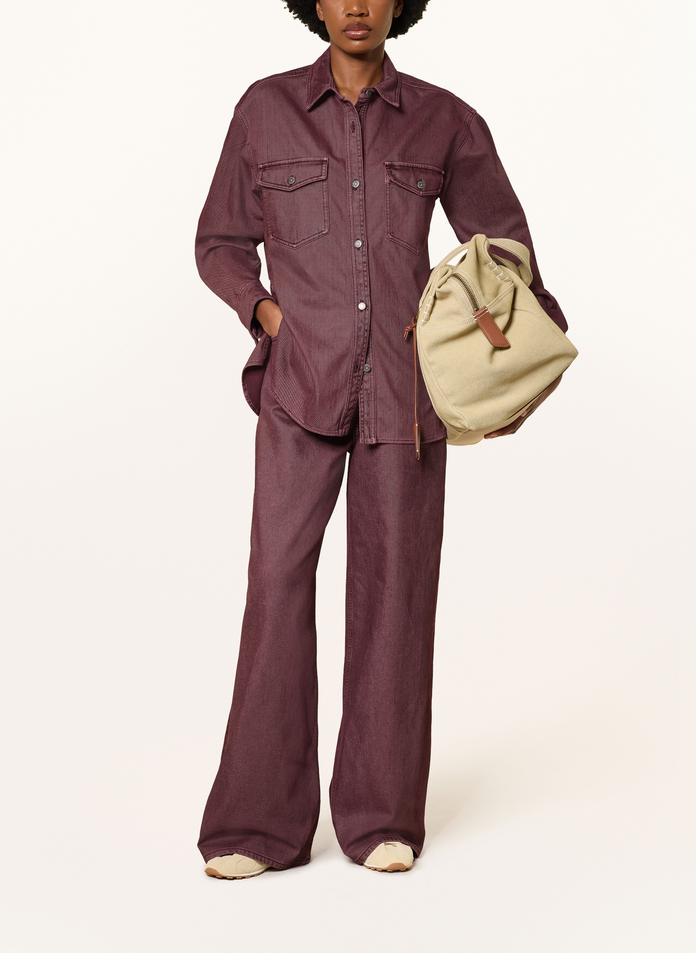 GOLDEN GOOSE Wide Leg Jeans MELODY: 40249  PORT ROYALE