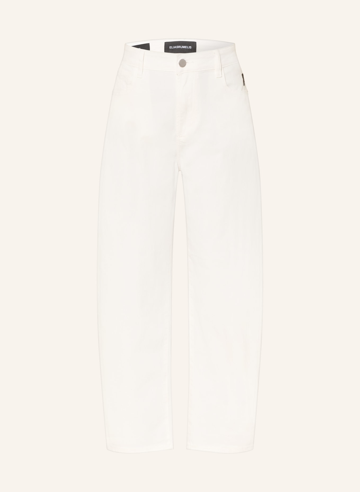 ELIAS RUMELIS Džíny Barrel YOANA: 253 offwhite