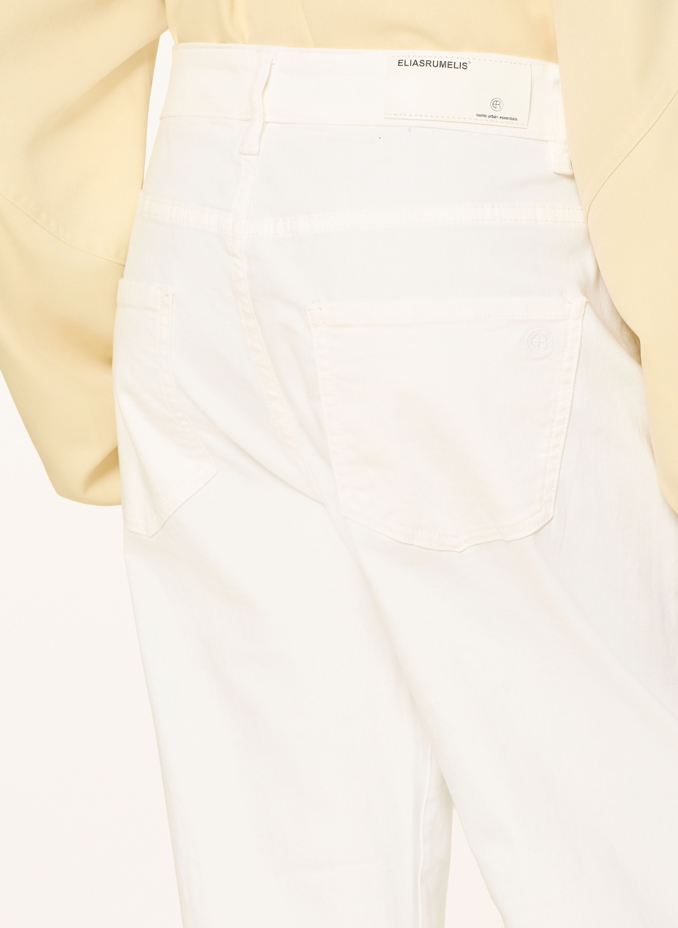 ELIAS RUMELIS Džíny Barrel YOANA: 253 offwhite