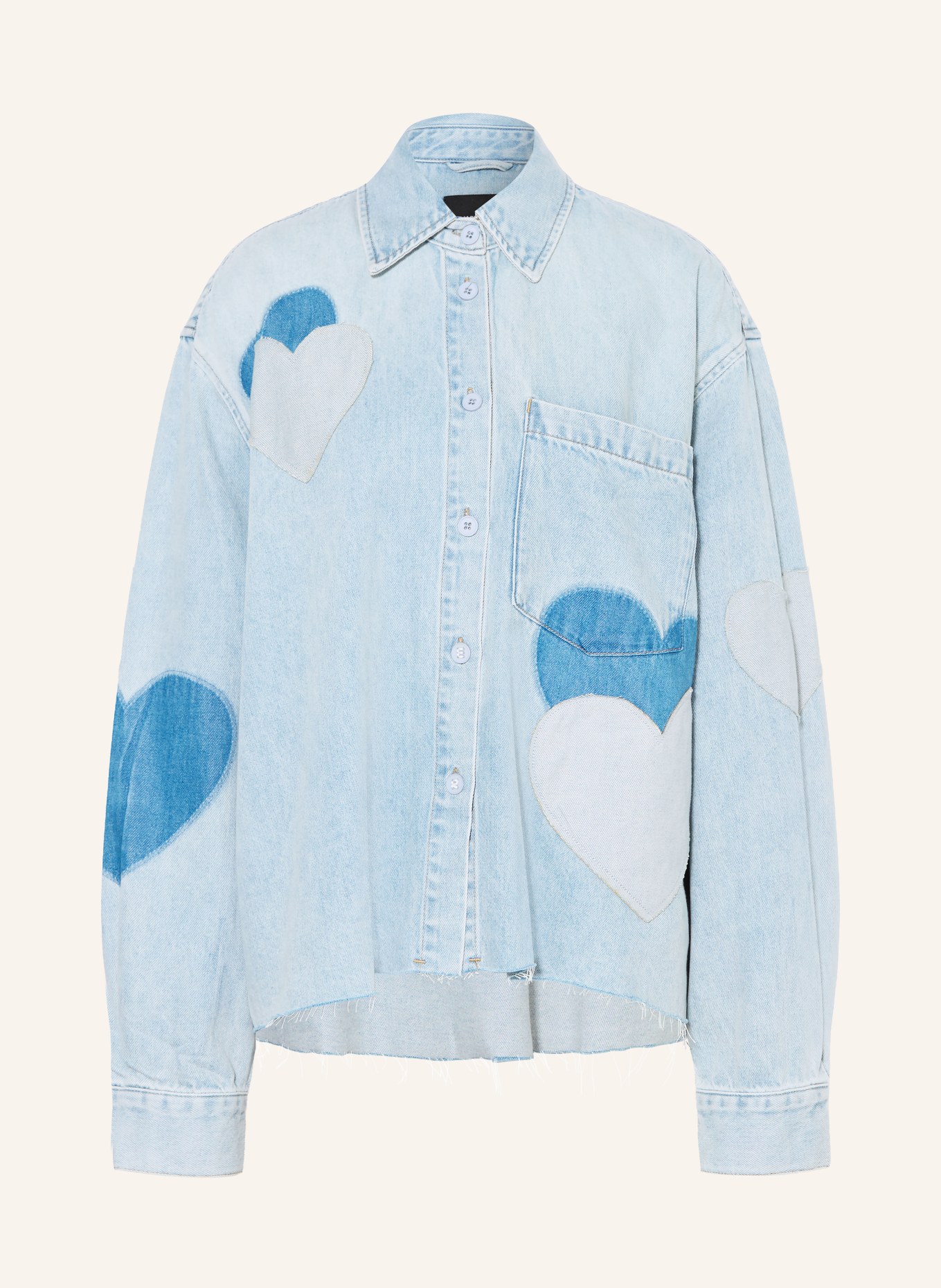 ELIAS RUMELIS Džínová košile BEBA: TMAVĚ MODRÁ