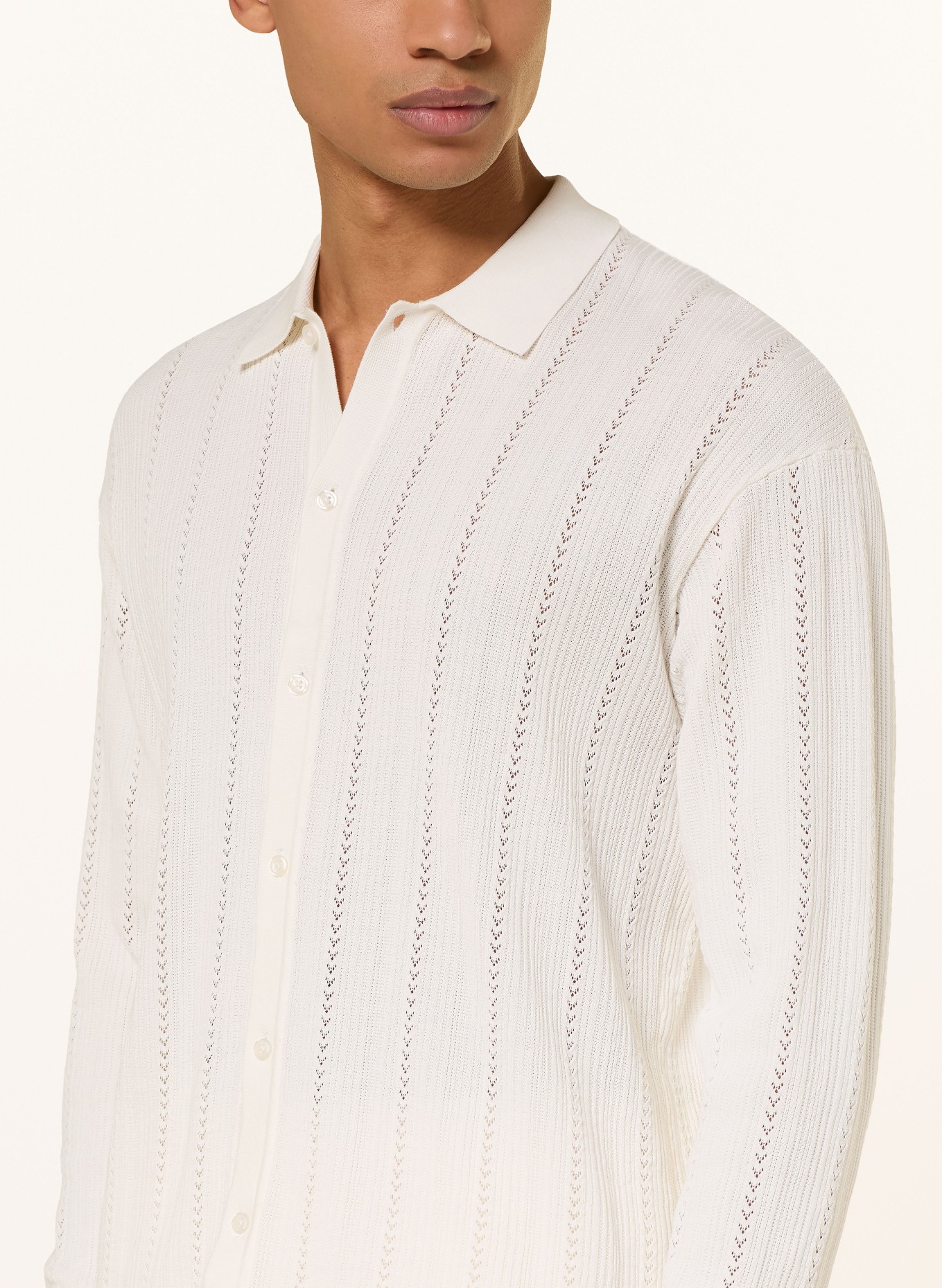 DRYKORN Strickhemd EMILIAS Regular Fit: ECRU