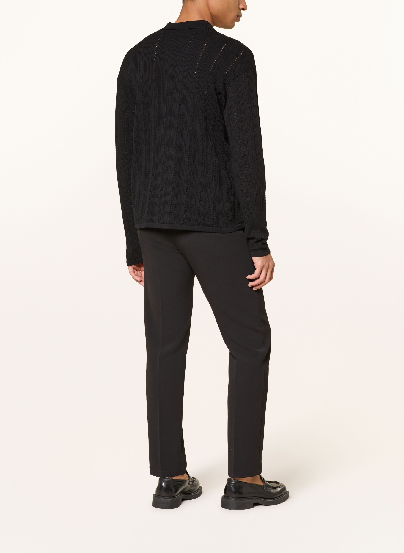 DRYKORN Pletená košile EMILIAS Regular Fit: ČERNÁ