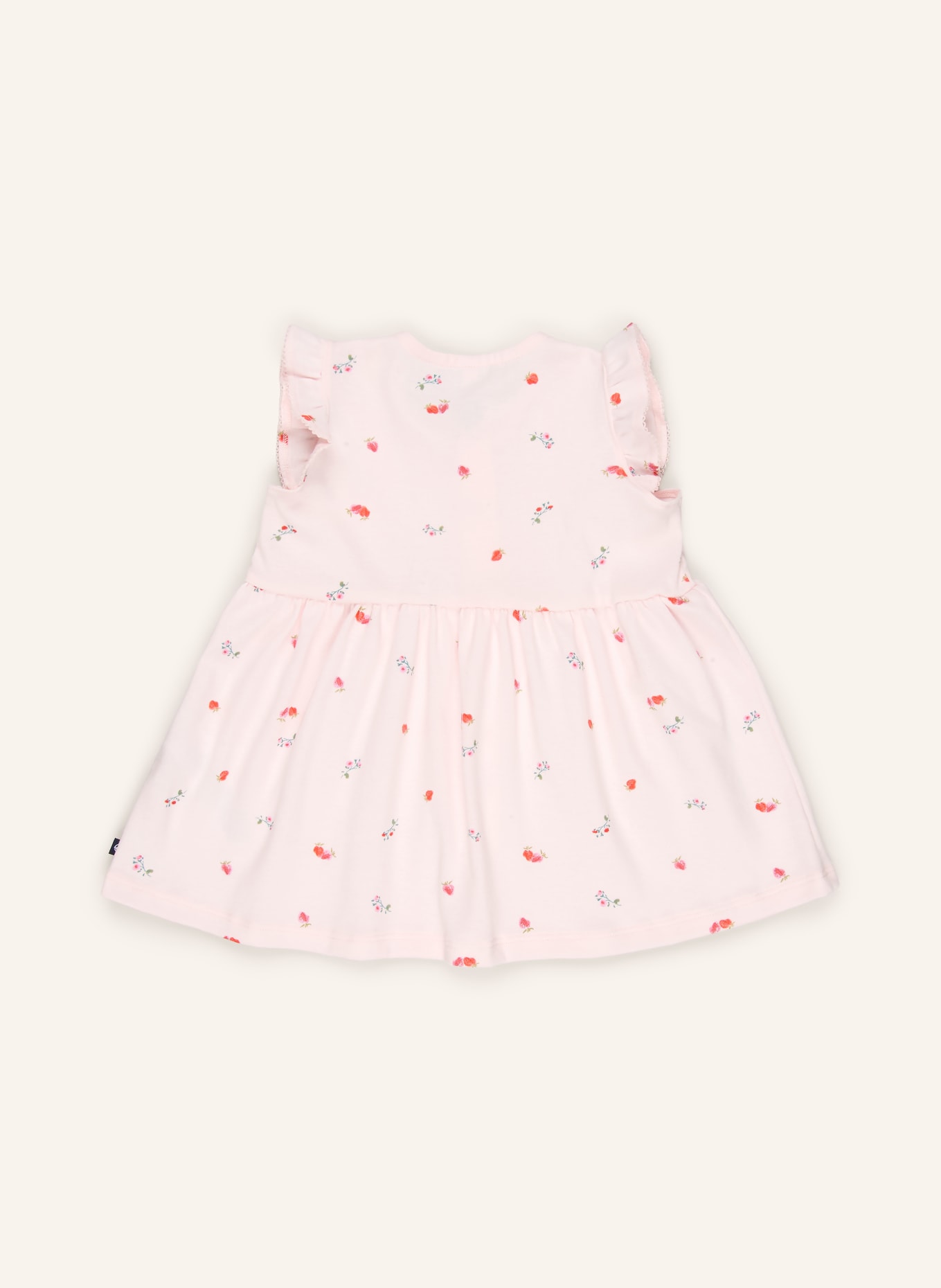 PETIT BATEAU Set: Kleid, Shorts und Tuch: HELLROSA / ROT