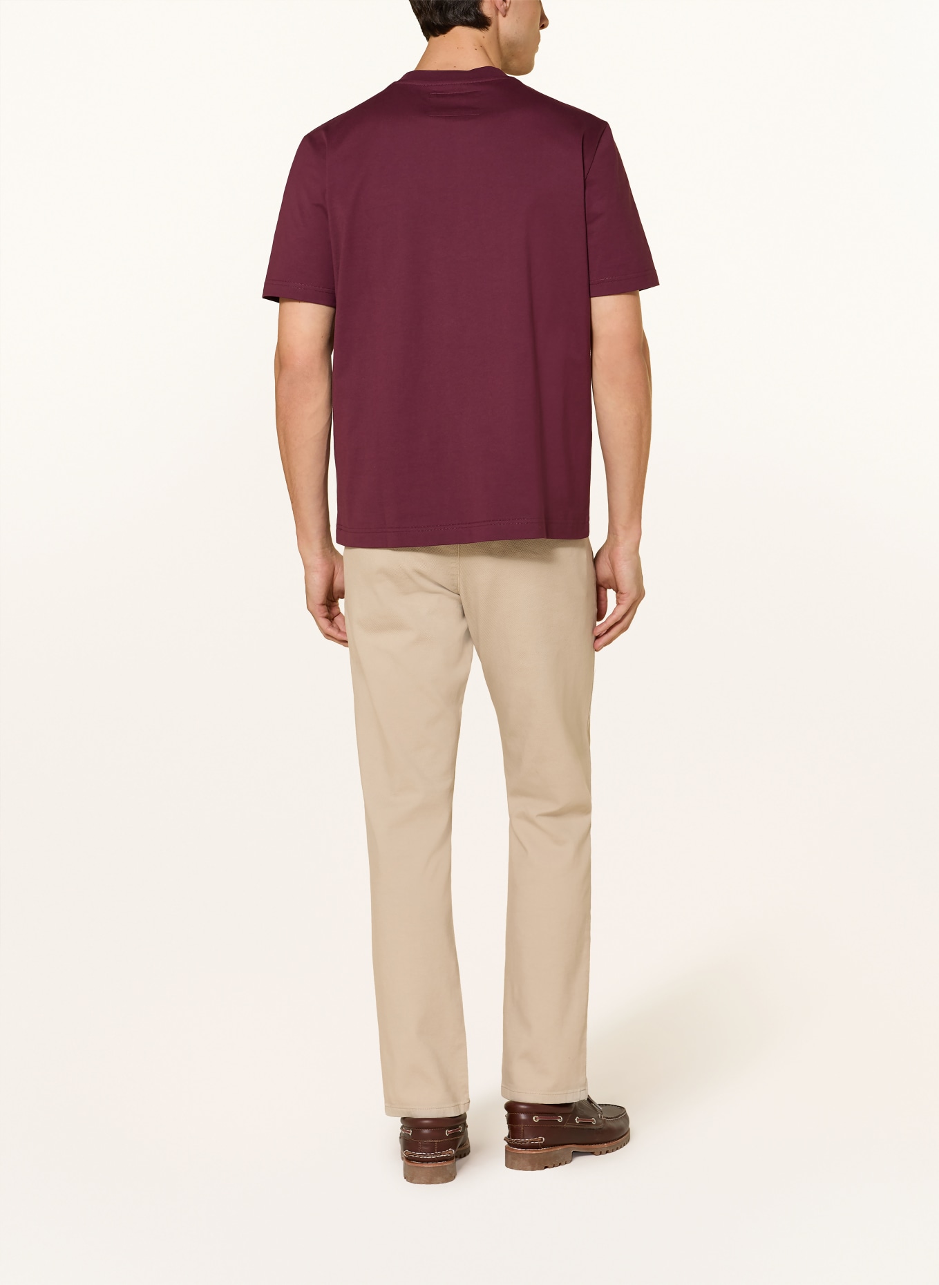 LA MARTINA T-Shirt: DUNKELROT / ROT