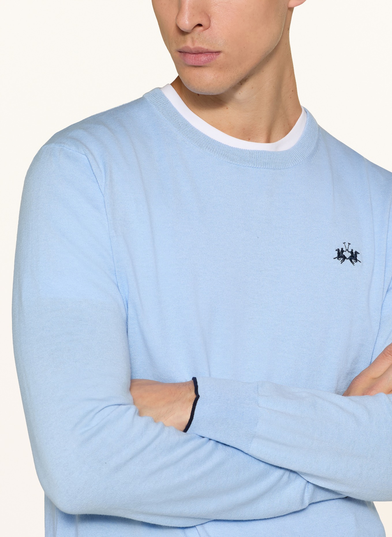 LA MARTINA sweater: LIGHT BLUE