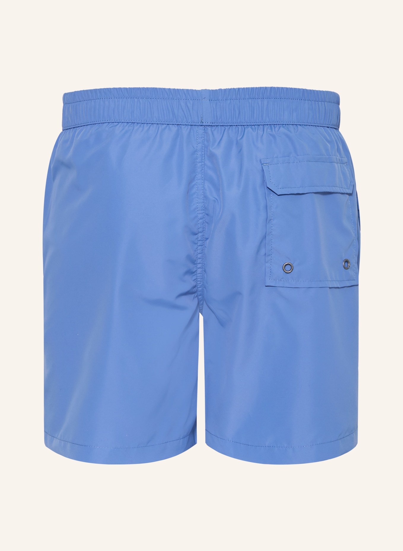 LA MARTINA Badeshorts: HELLBLAU / GELB