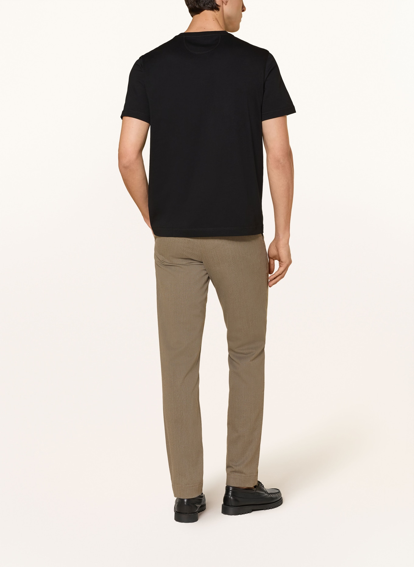 LA MARTINA T-shirt: BLACK / DARK GRAY