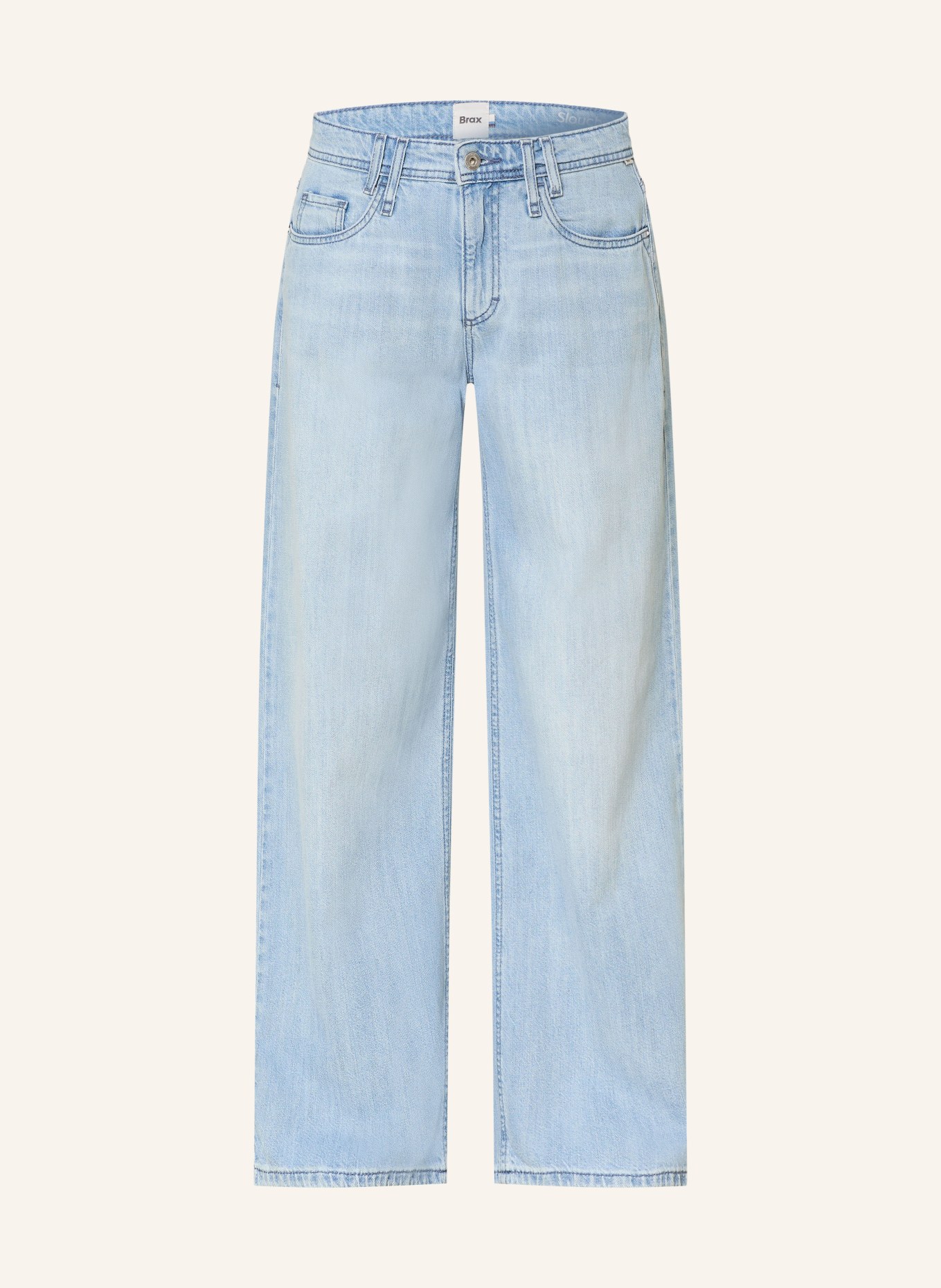 BRAX Wide Leg Jeans MORGAN: 29 USED BLEACHED BLUE
