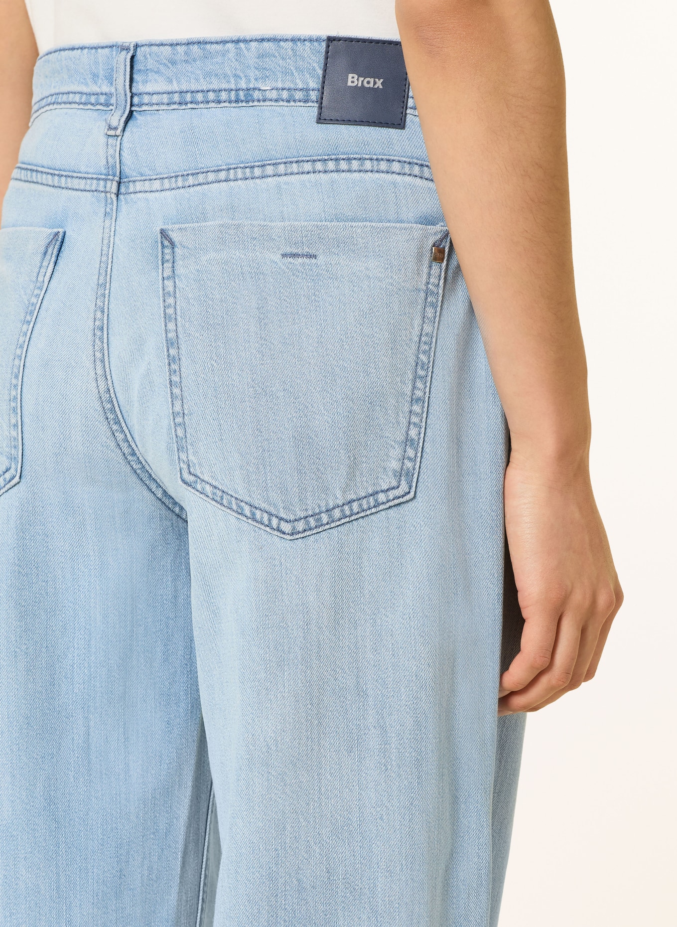 BRAX Wide Leg Jeans MORGAN: 29 USED BLEACHED BLUE