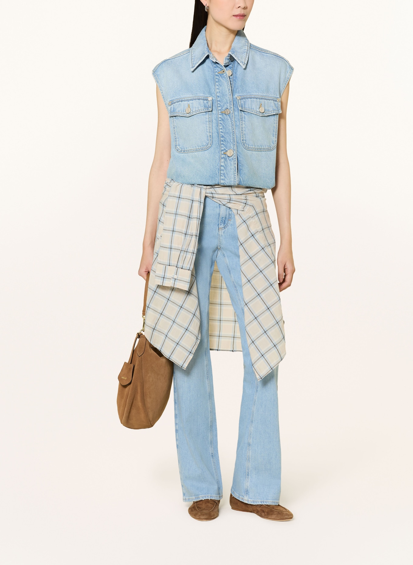 BRAX Dżinsy bootcut MARY: 29 USED SKY BLUE