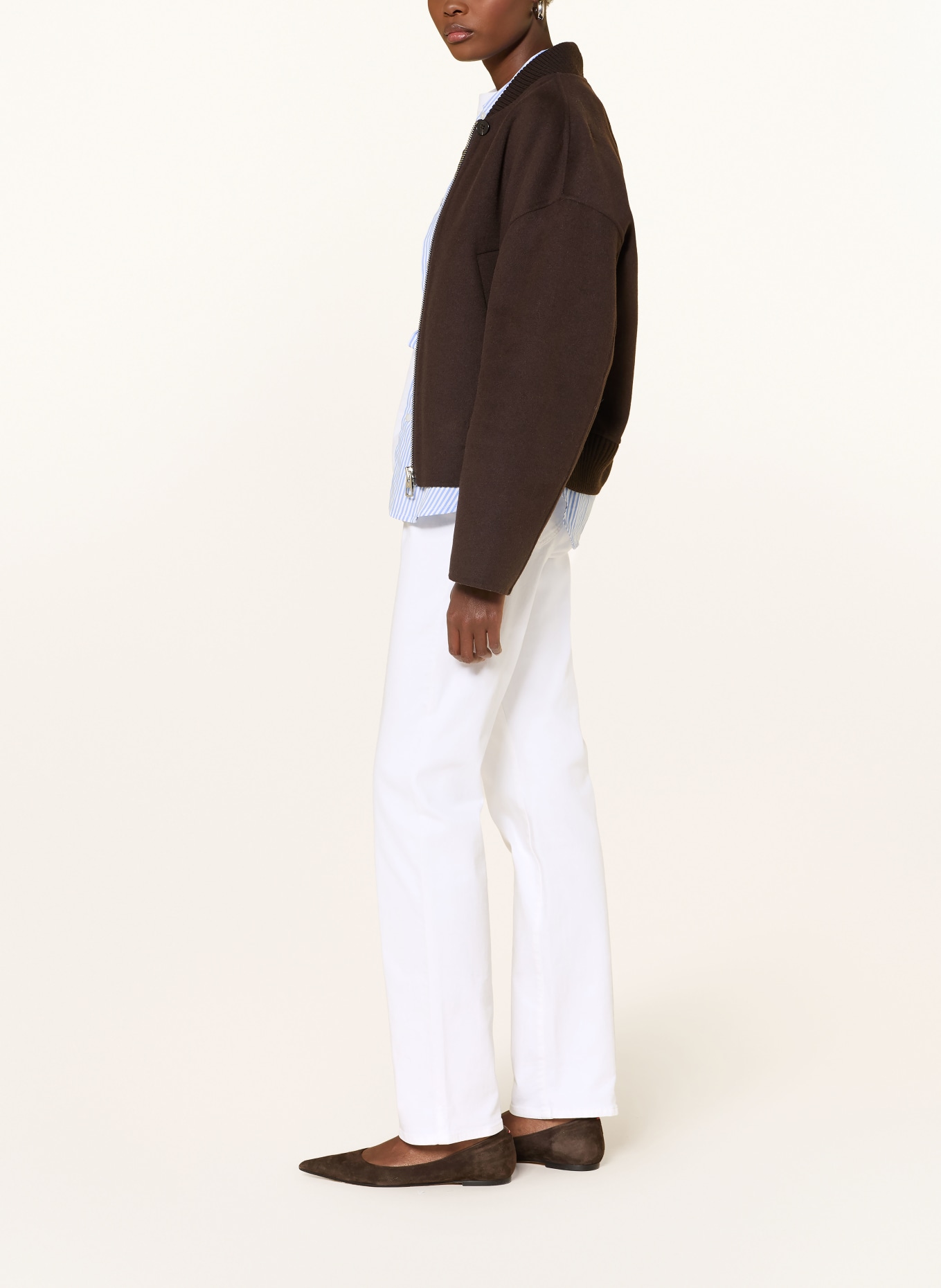 BRAX Straight Jeans CAROLA: 99 WHITE