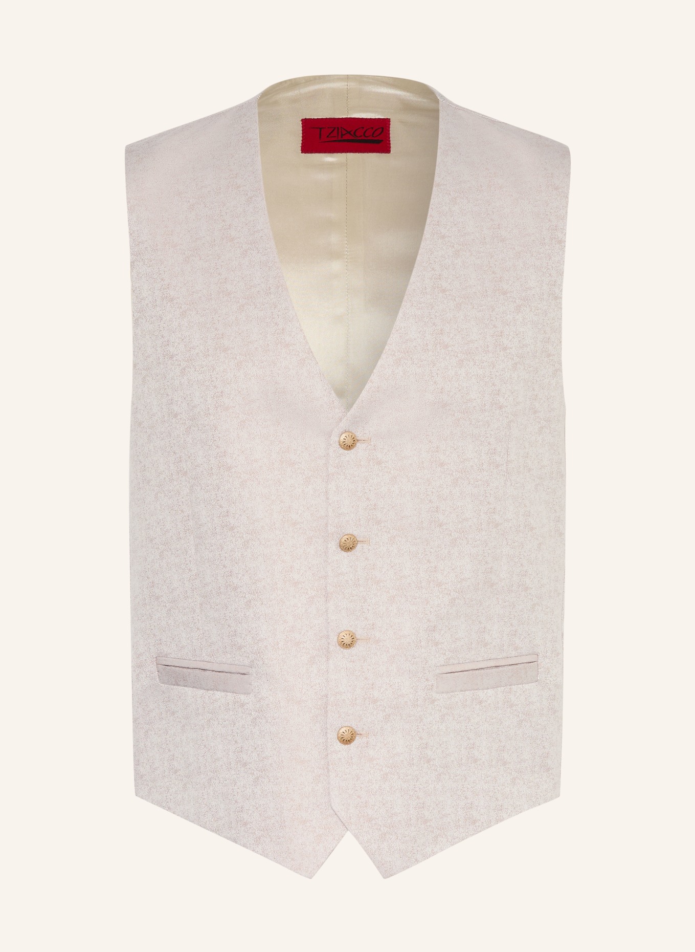 WILVORST Anzugweste Slim Fit: 084 Sand