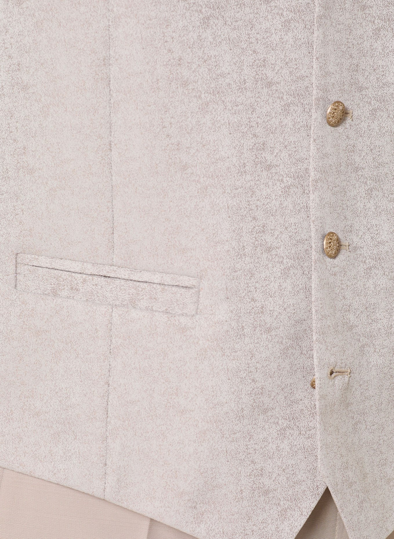 WILVORST Anzugweste Slim Fit: 084 Sand