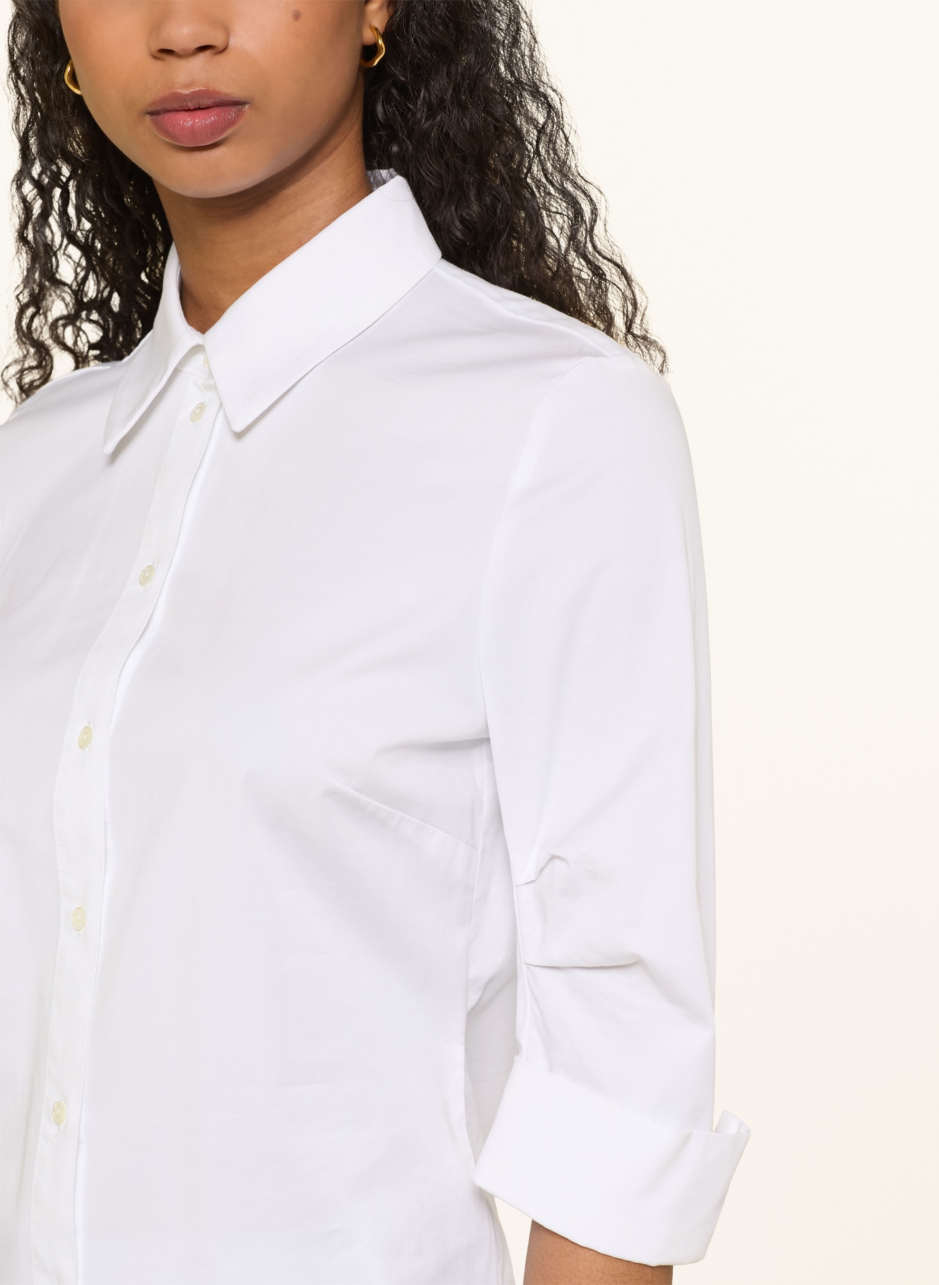 MARC CAIN Košile s 3/4 rukávem: 100 WHITE