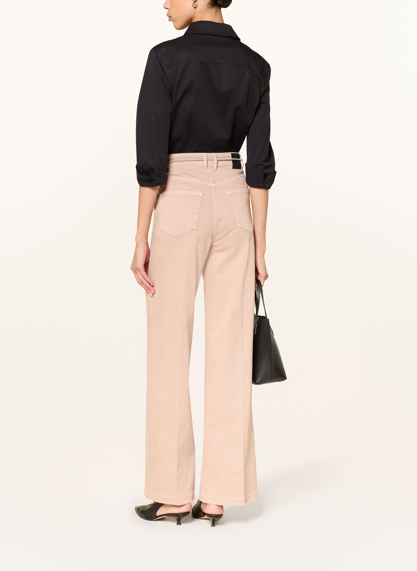 MARC CAIN Hemdbluse mit 3/4-Arm: 395 MIDNIGHT BLUE