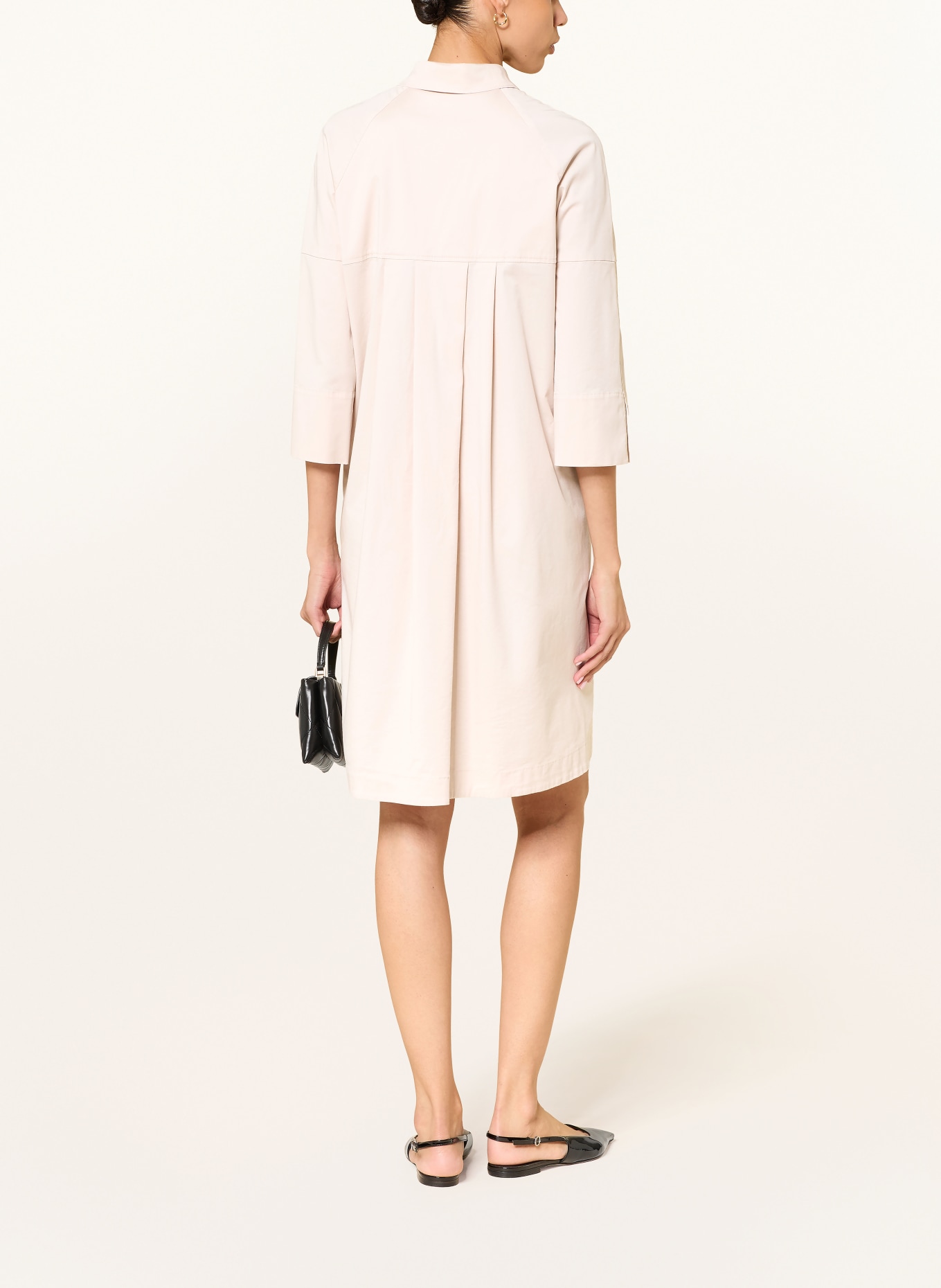 MARC CAIN Hemdblusenkleid mit 3/4-Arm: 153 Magnolia